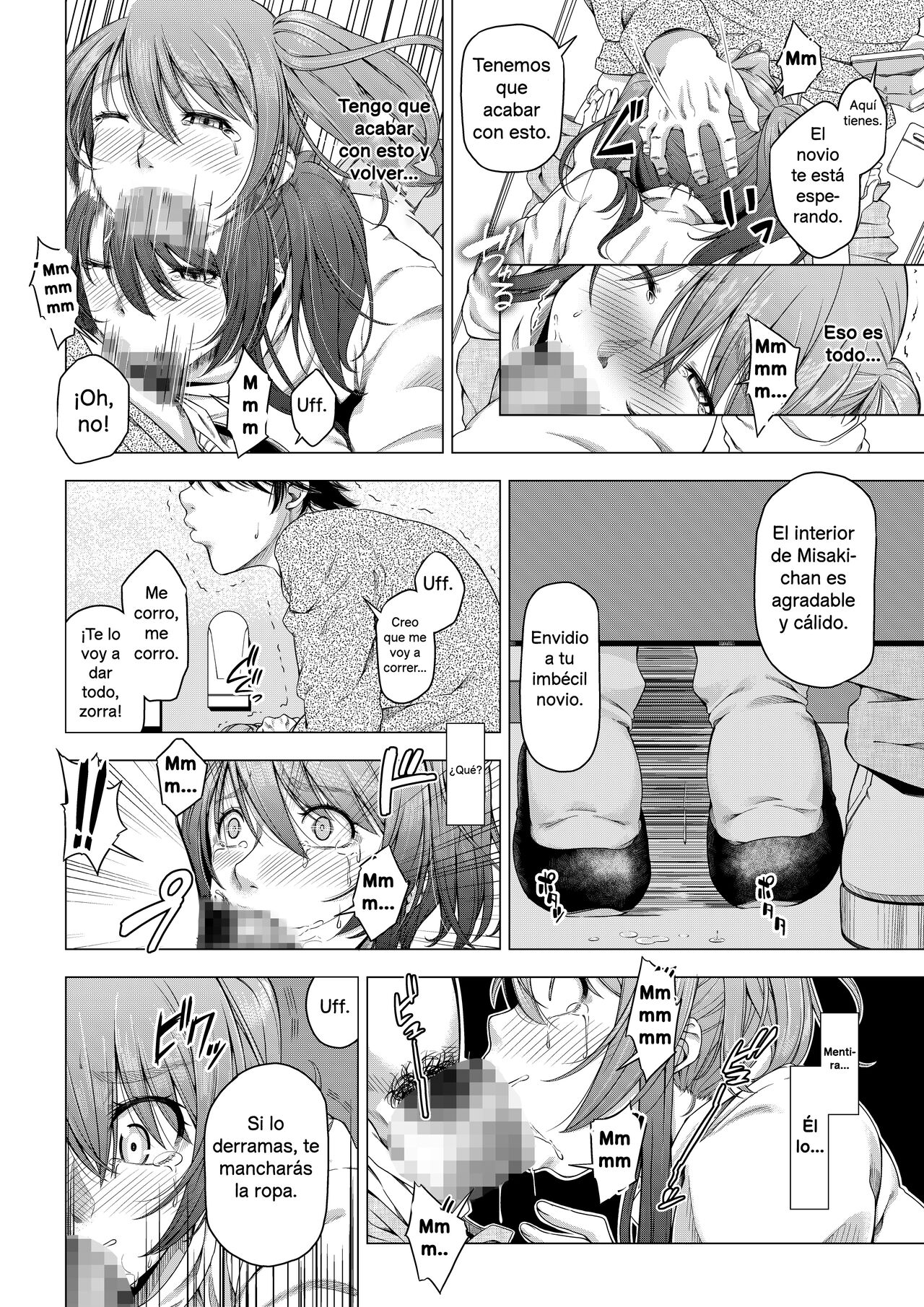 Daigaku Shingaku de Issho ni Joukyou shita Kanojo ga Circle no Senpai ni Netorare Ochiru made -Kobamenai Kairaku Hen- | Sometida y humillada por un alto miembro de su círculo -un placer que no puede rechazar- page 7 full