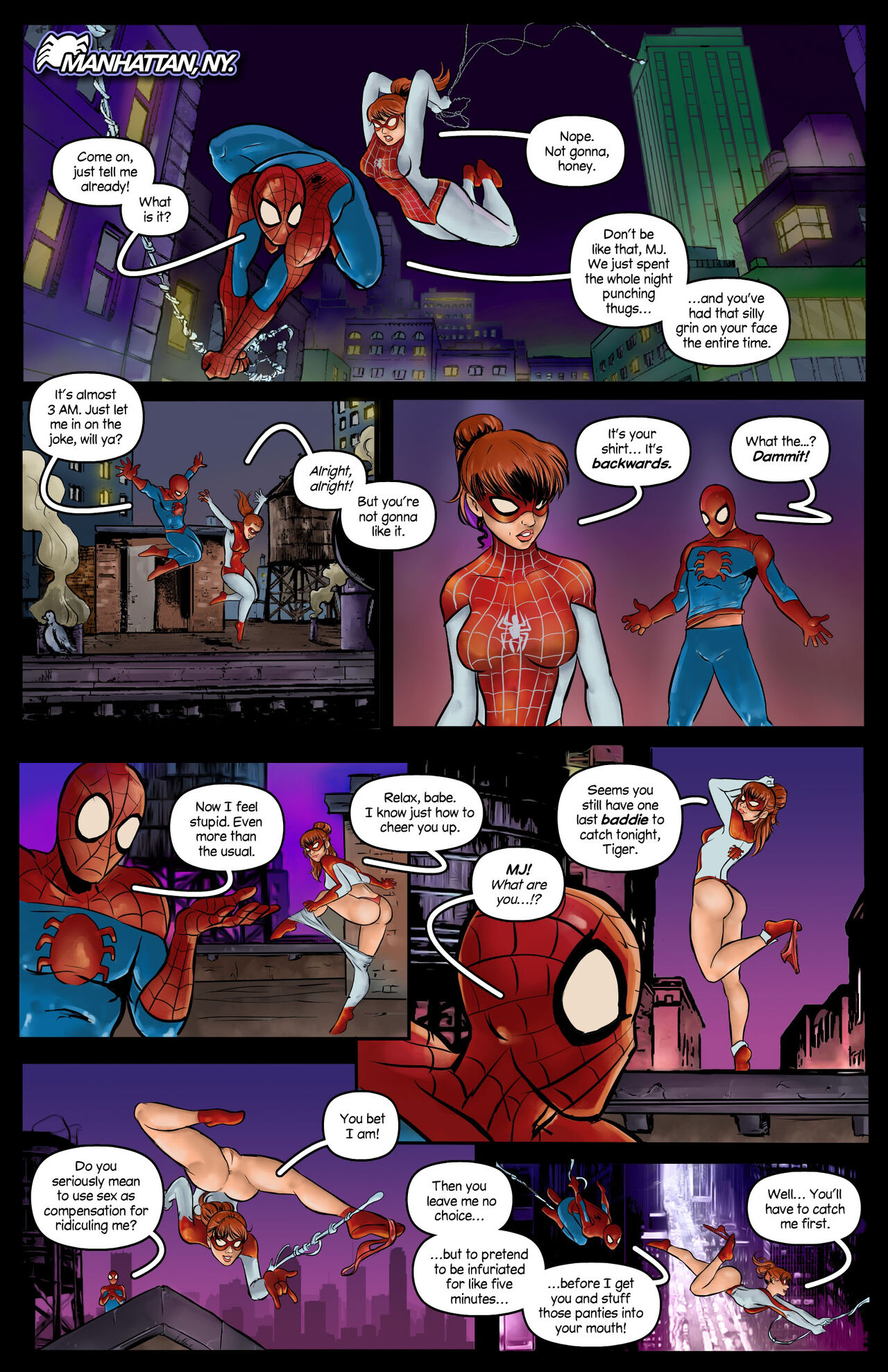 Scions #2 Spider-Daughters Titillation page 3 full