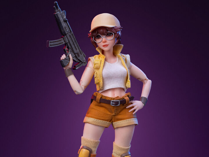 Metal Slug 3 Fiolina Germi 1/12 Scale Figure page 1 full