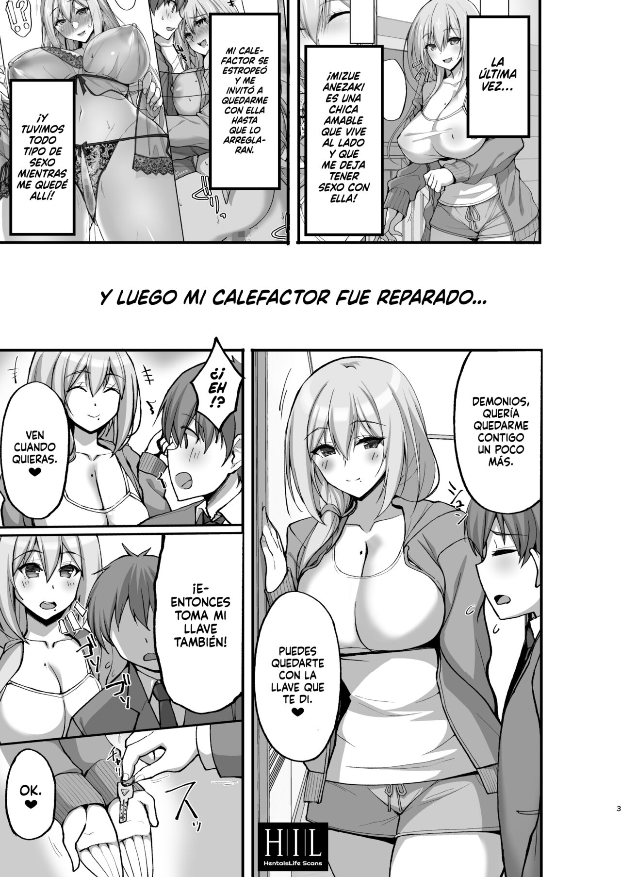 Ecchi na Onee-san wa, Suki desu ka? 3 ~Tonari no Onee-san to Ikkagetsukan, Shasei Kanri to Sakusei Seikatsu Hen~ page 3 full