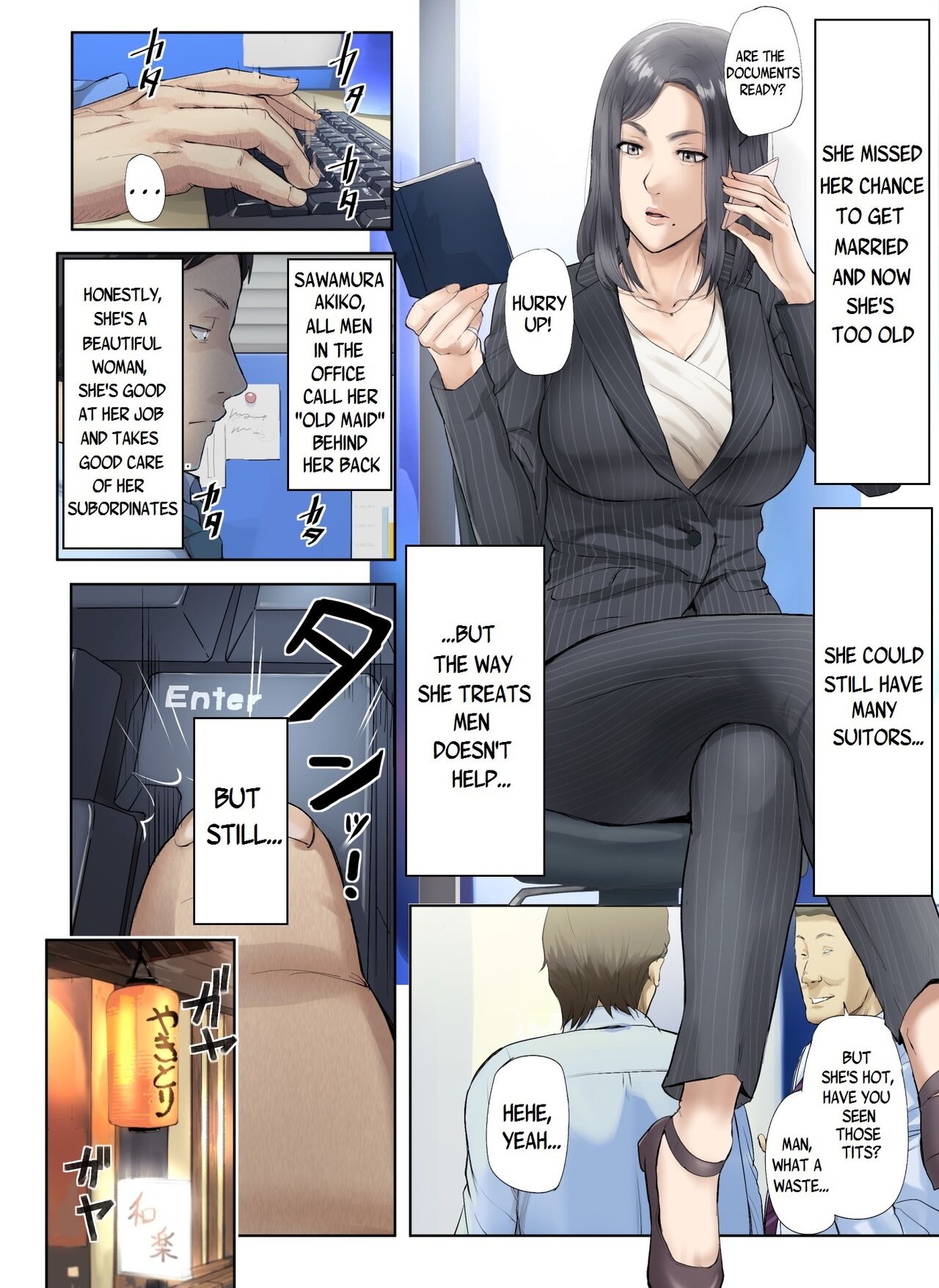 Kaisha no Iki Okure BBA Haramaseta |  I Knocked Up The Old Maid From My Office page 5 full