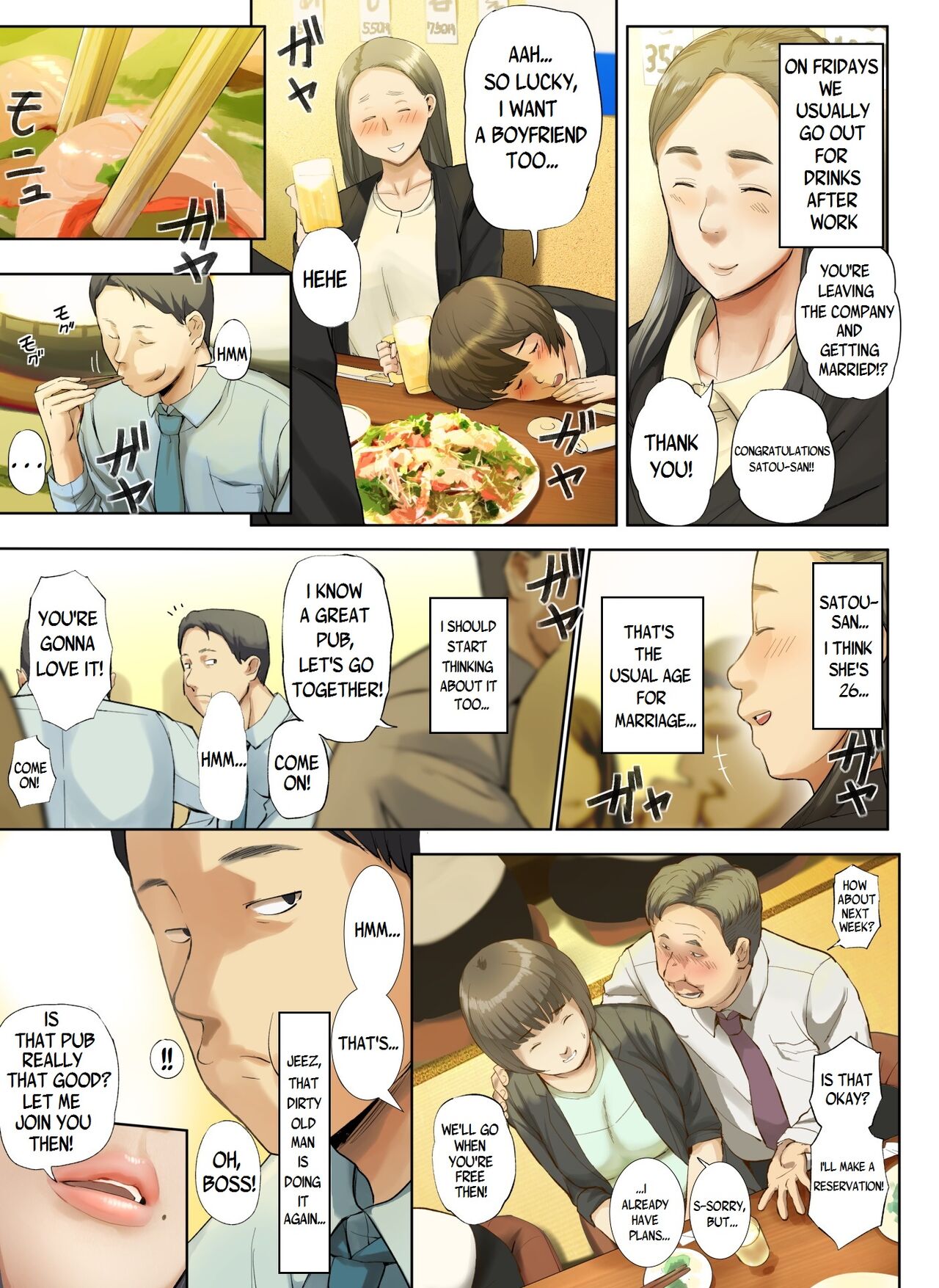 Kaisha no Iki Okure BBA Haramaseta |  I Knocked Up The Old Maid From My Office page 6 full