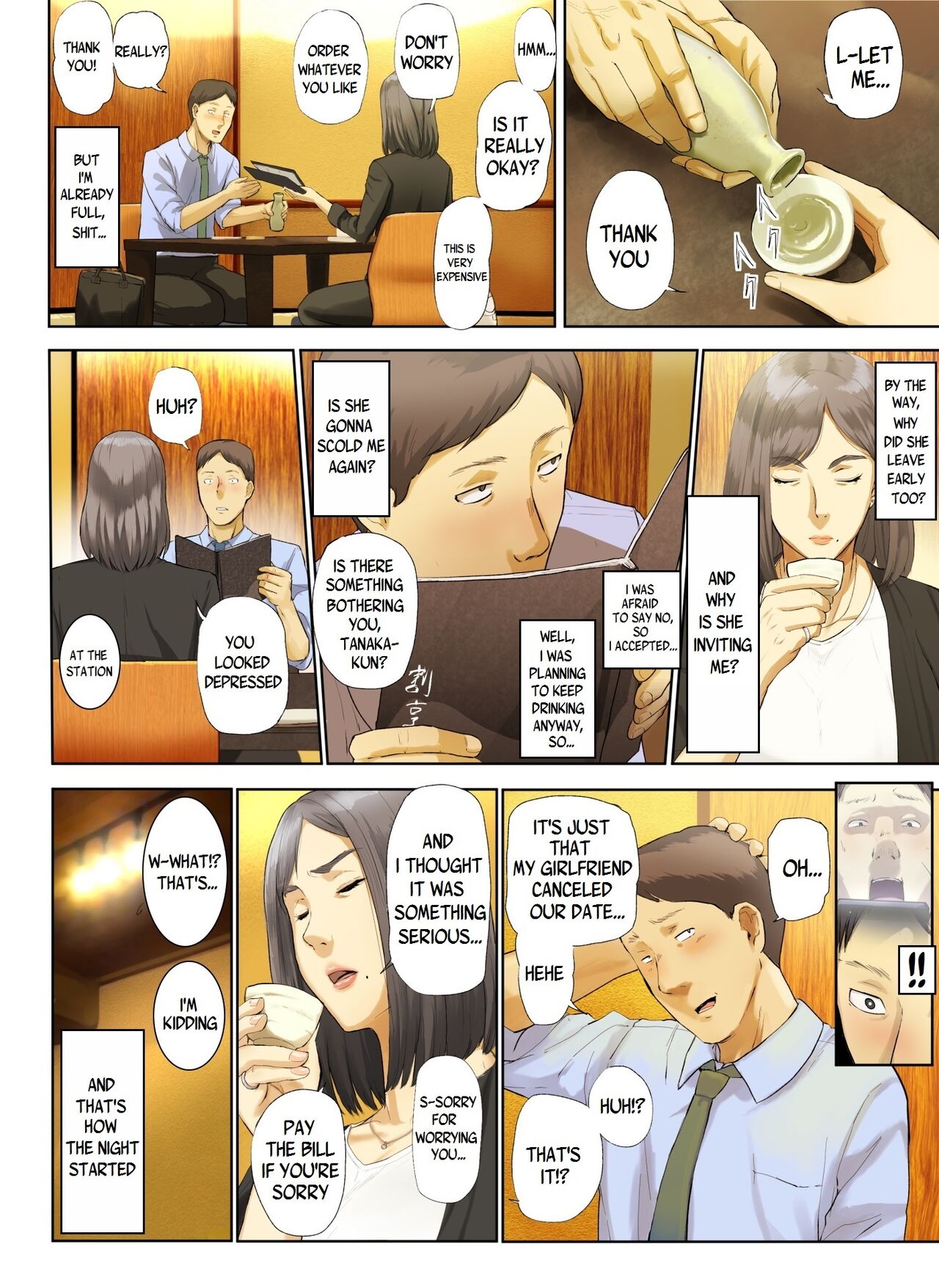 Kaisha no Iki Okure BBA Haramaseta |  I Knocked Up The Old Maid From My Office page 9 full