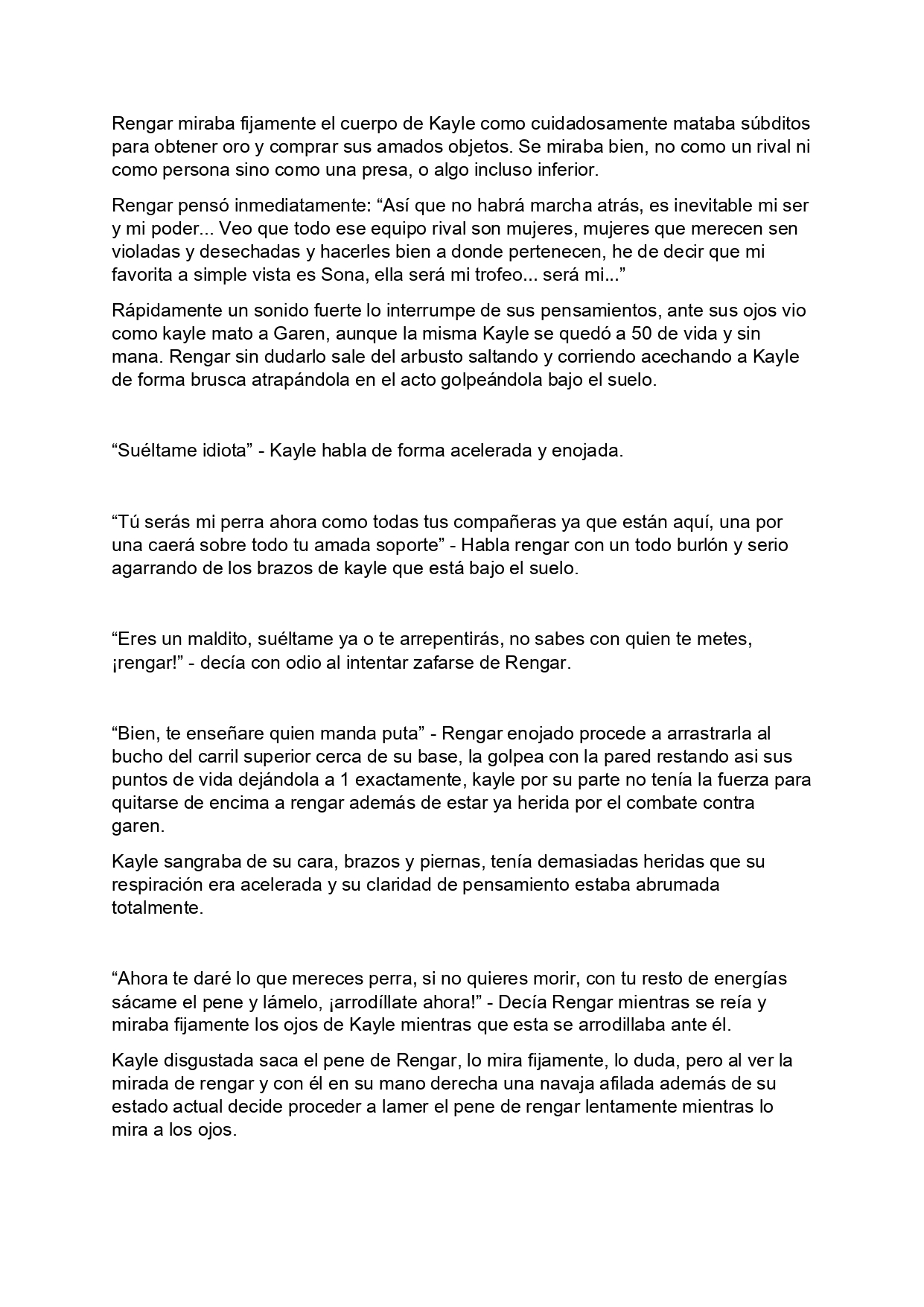the search for the desired trophy/La búsqueda del trofeo deseado. page 2 full