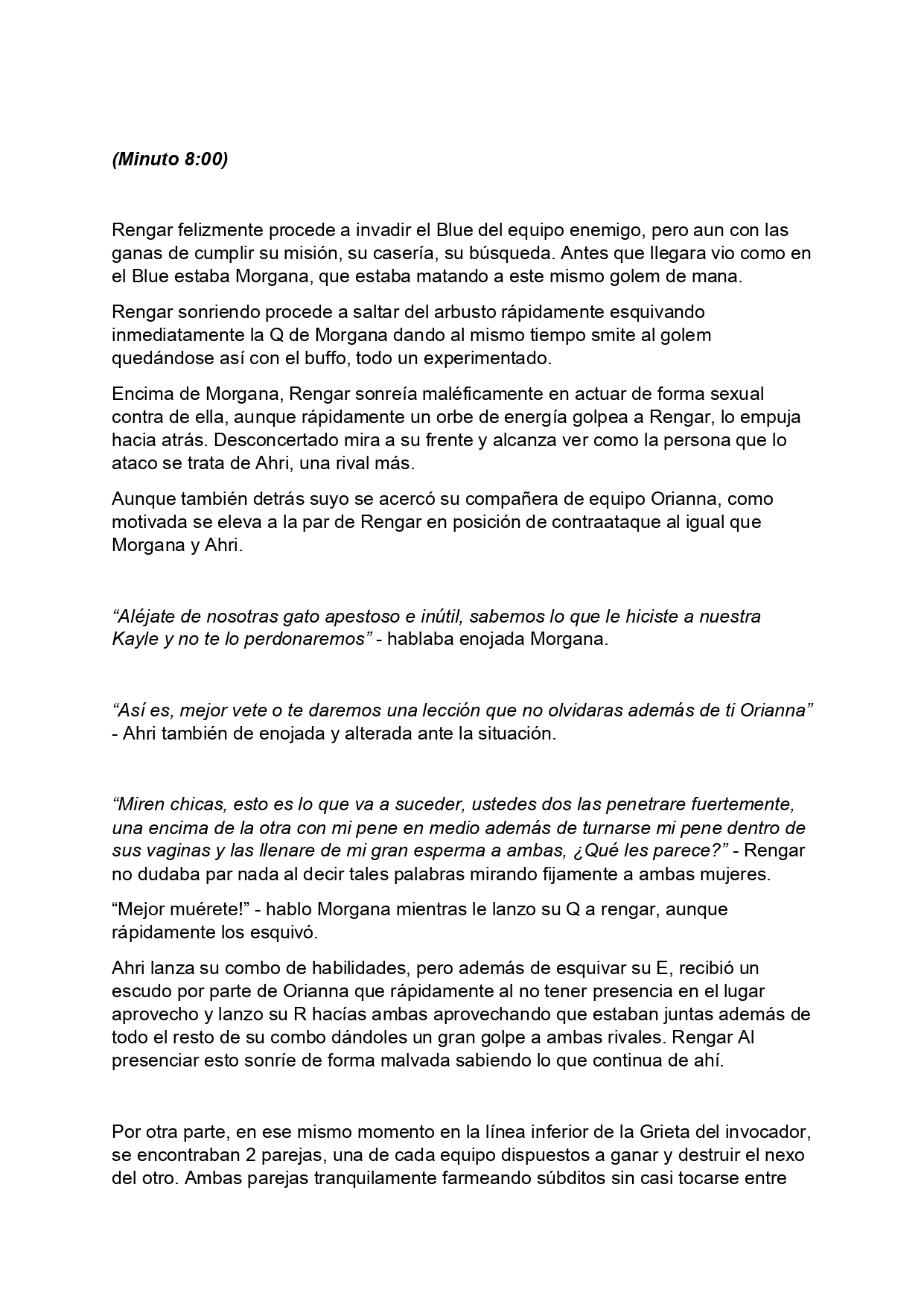 the search for the desired trophy/La búsqueda del trofeo deseado. page 4 full