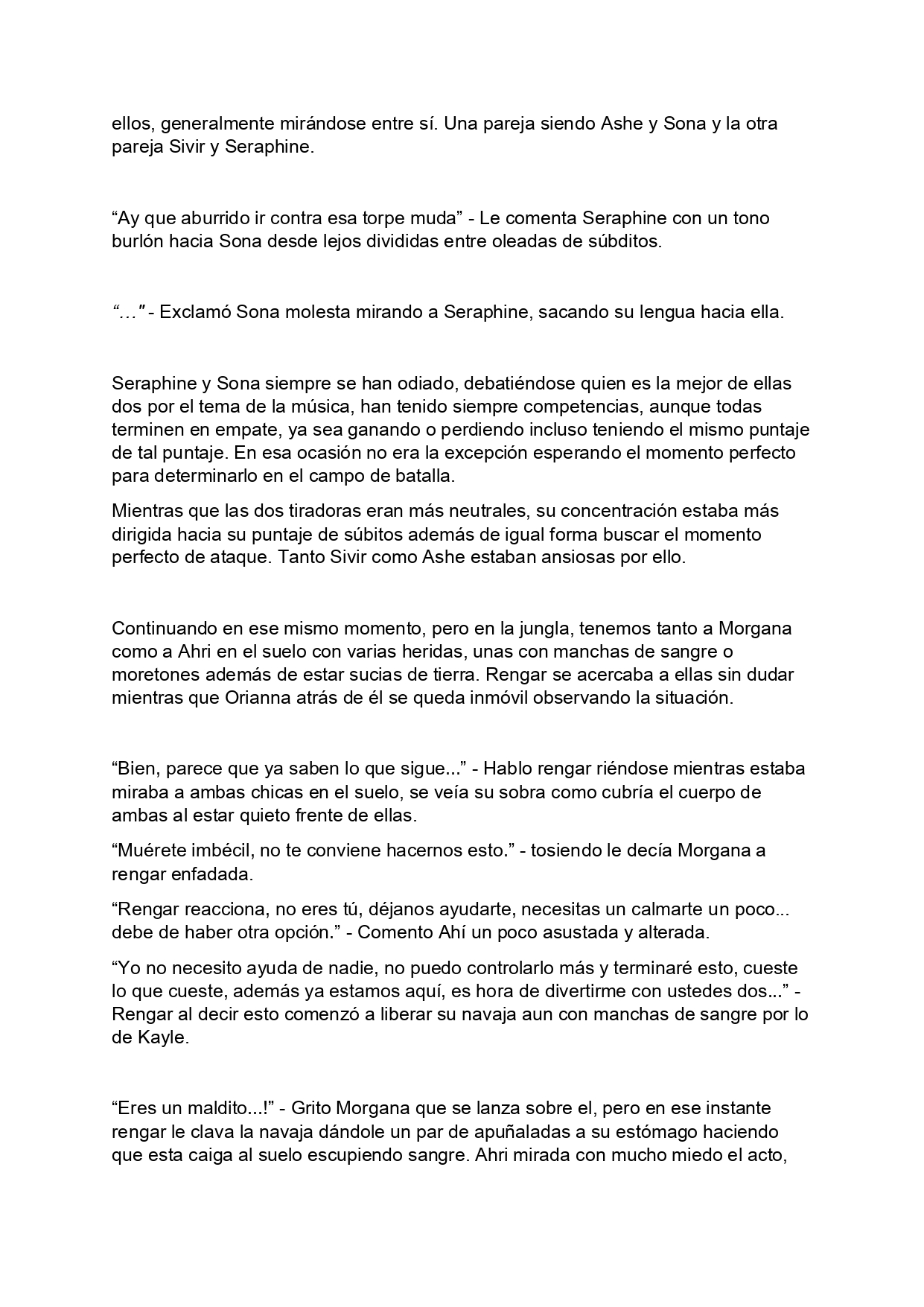 the search for the desired trophy/La búsqueda del trofeo deseado. page 5 full