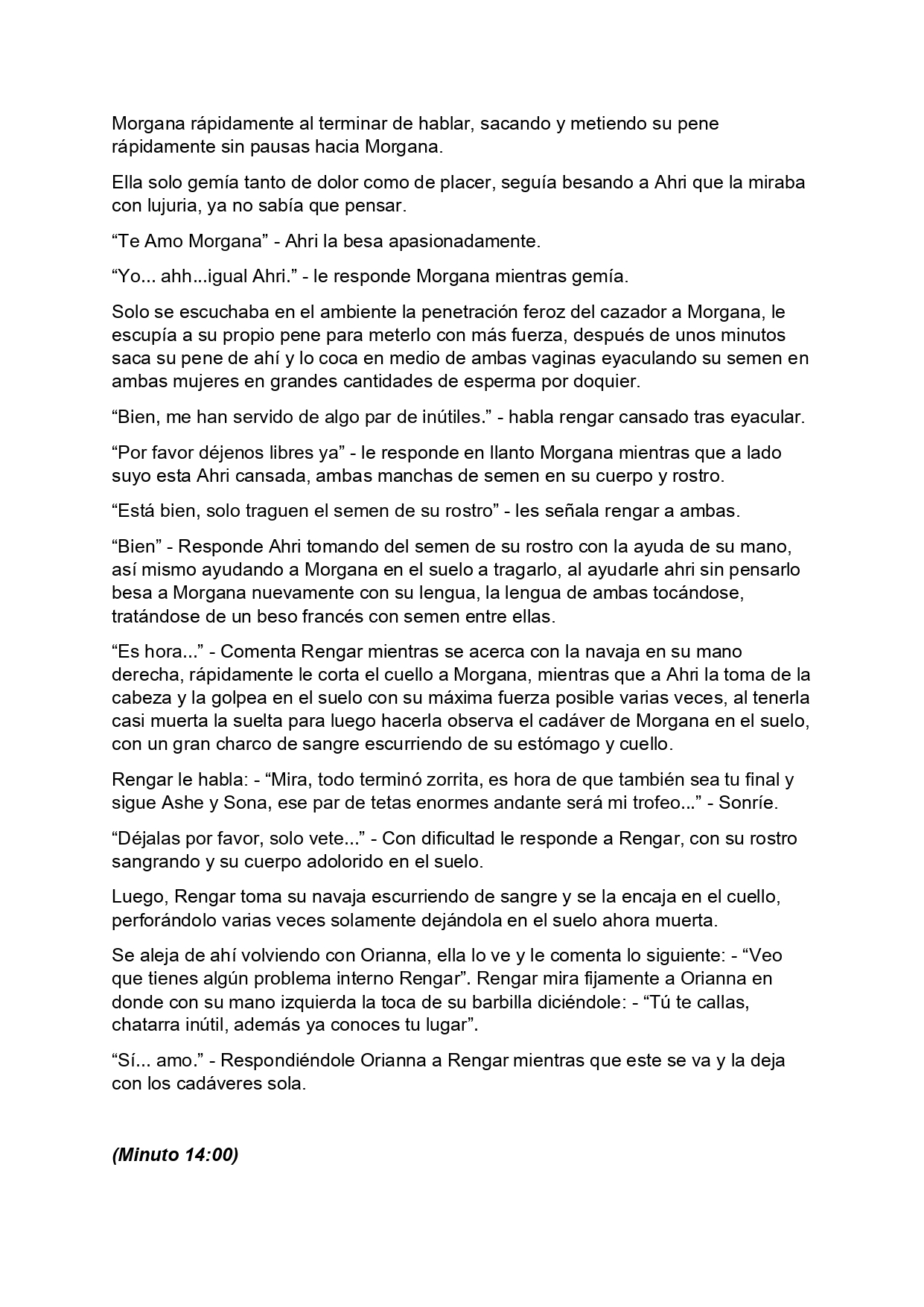 the search for the desired trophy/La búsqueda del trofeo deseado. page 7 full