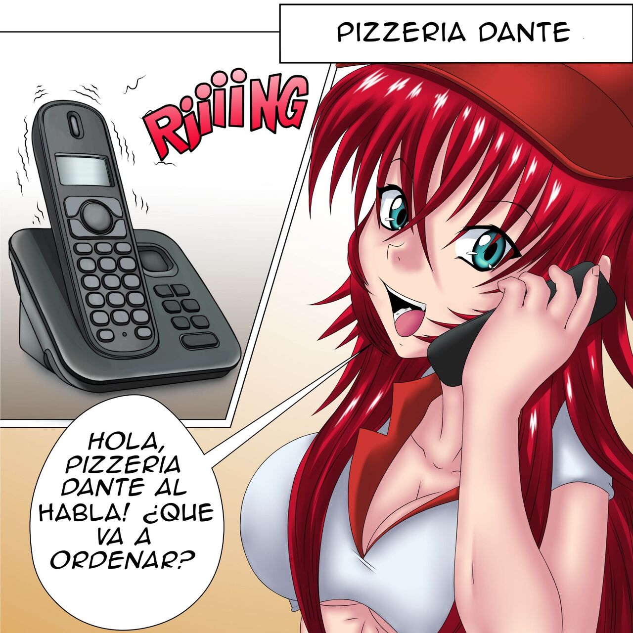 Pizza delivery service by Erza Scarlet and Rias Gremory page 2 full