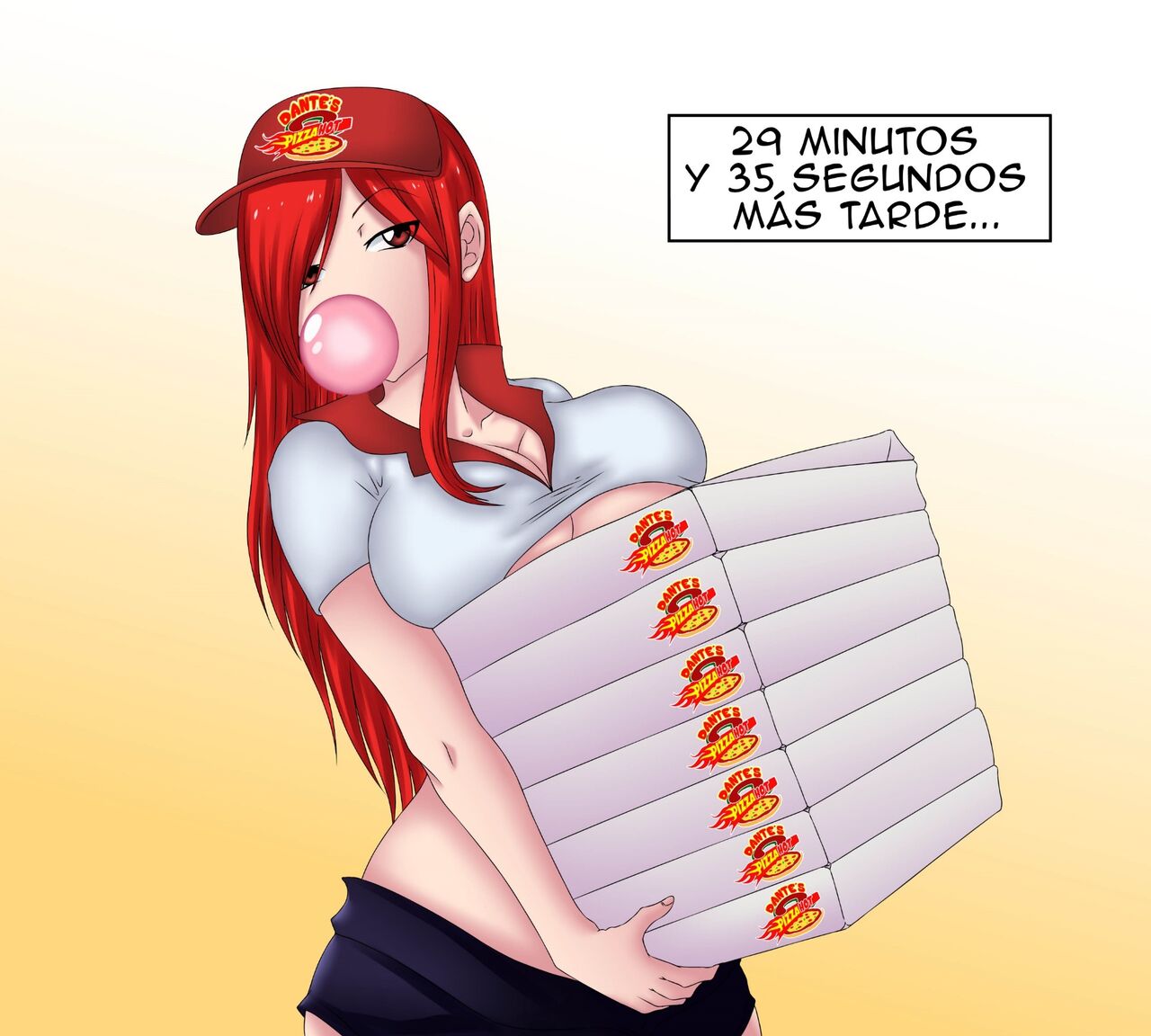 Pizza delivery service by Erza Scarlet and Rias Gremory page 4 full