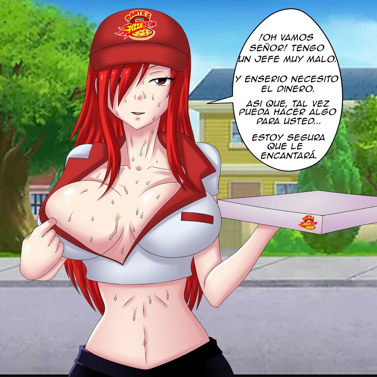 Pizza delivery service by Erza Scarlet and Rias Gremory page 9 full
