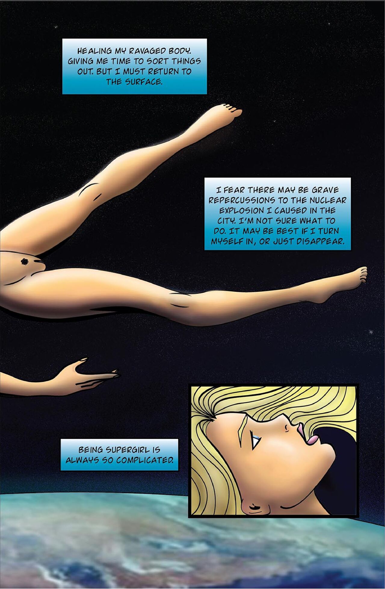 Supergirl: Issue #3 - Demonic Bloodsport Part 3 page 10 full