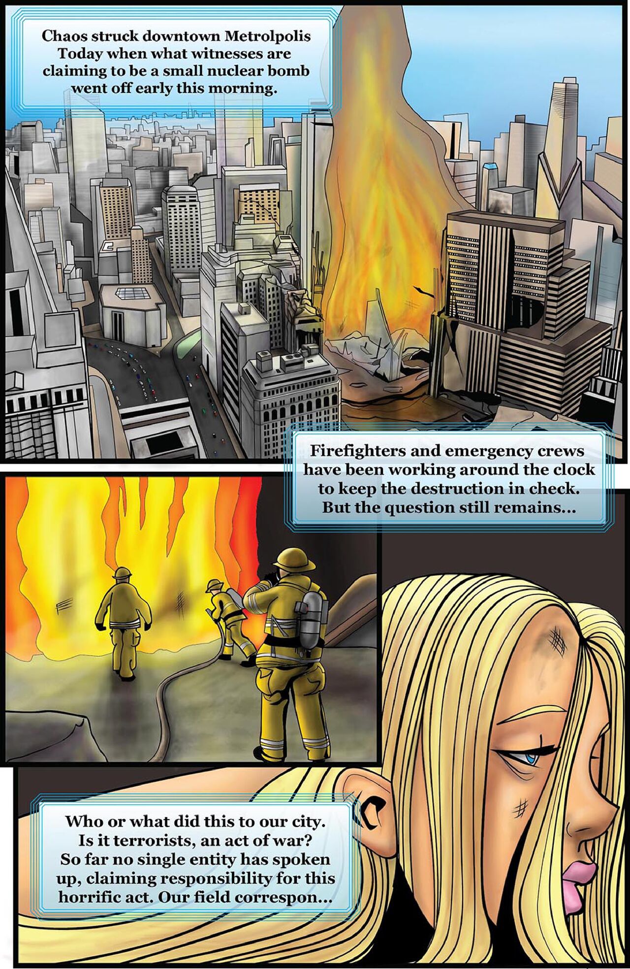 Supergirl: Issue #3 - Demonic Bloodsport Part 3 page 2 full