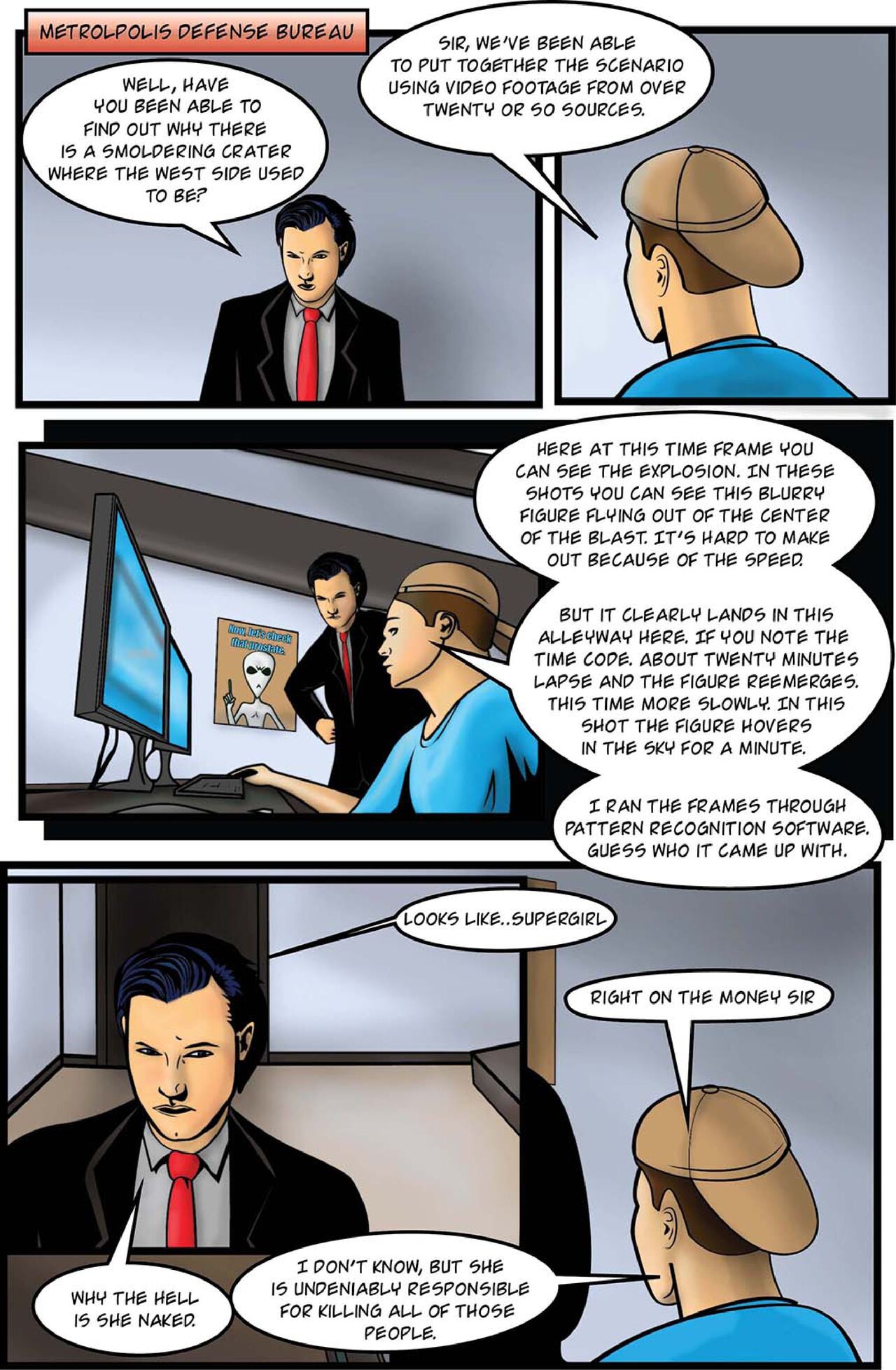 Supergirl: Issue #3 - Demonic Bloodsport Part 3 page 8 full