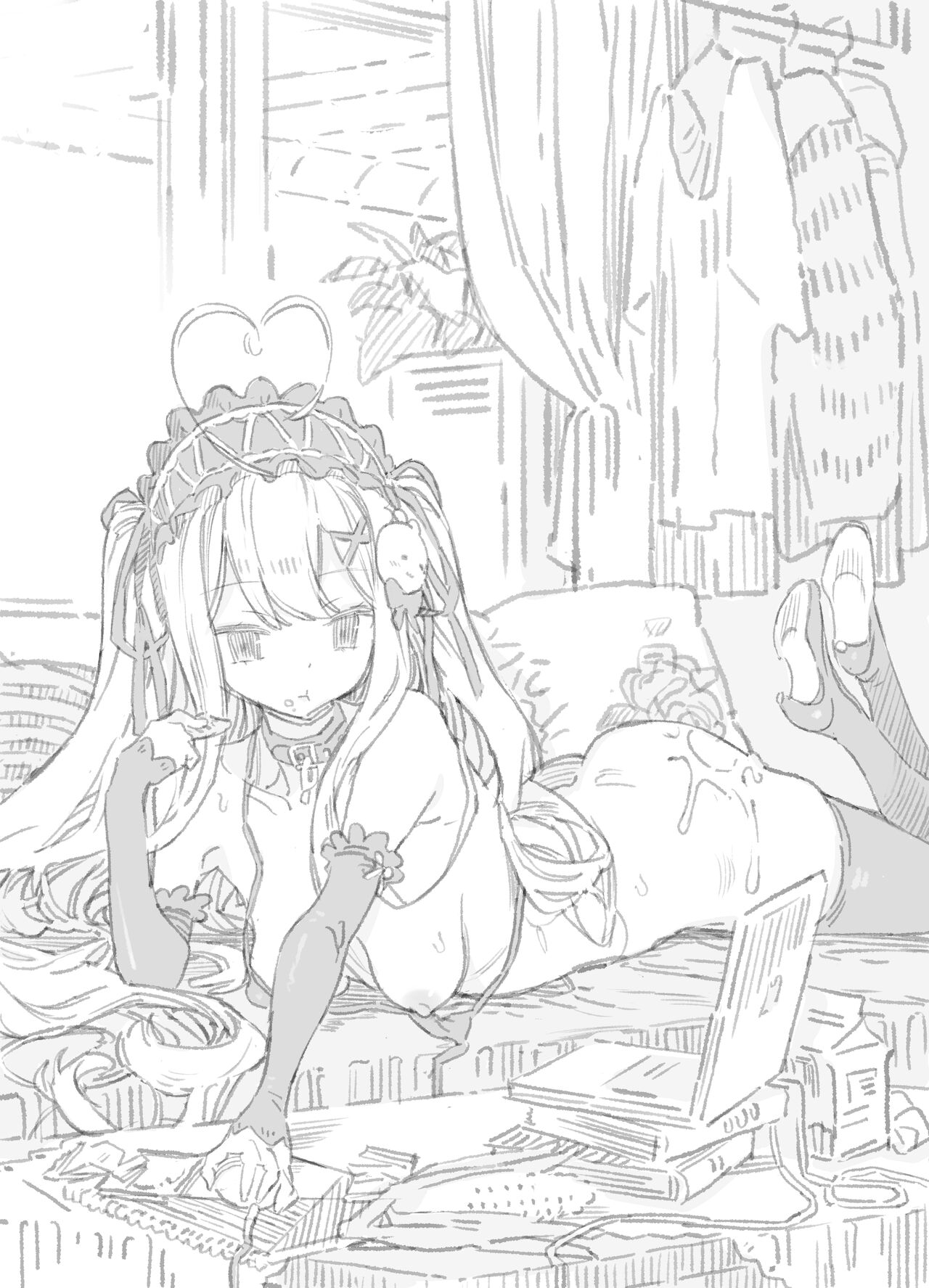 看板娘姉妹のモノクローム生活 page 2 full