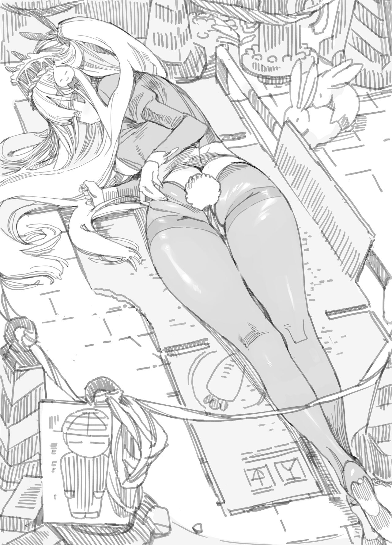 看板娘姉妹のモノクローム生活 page 4 full
