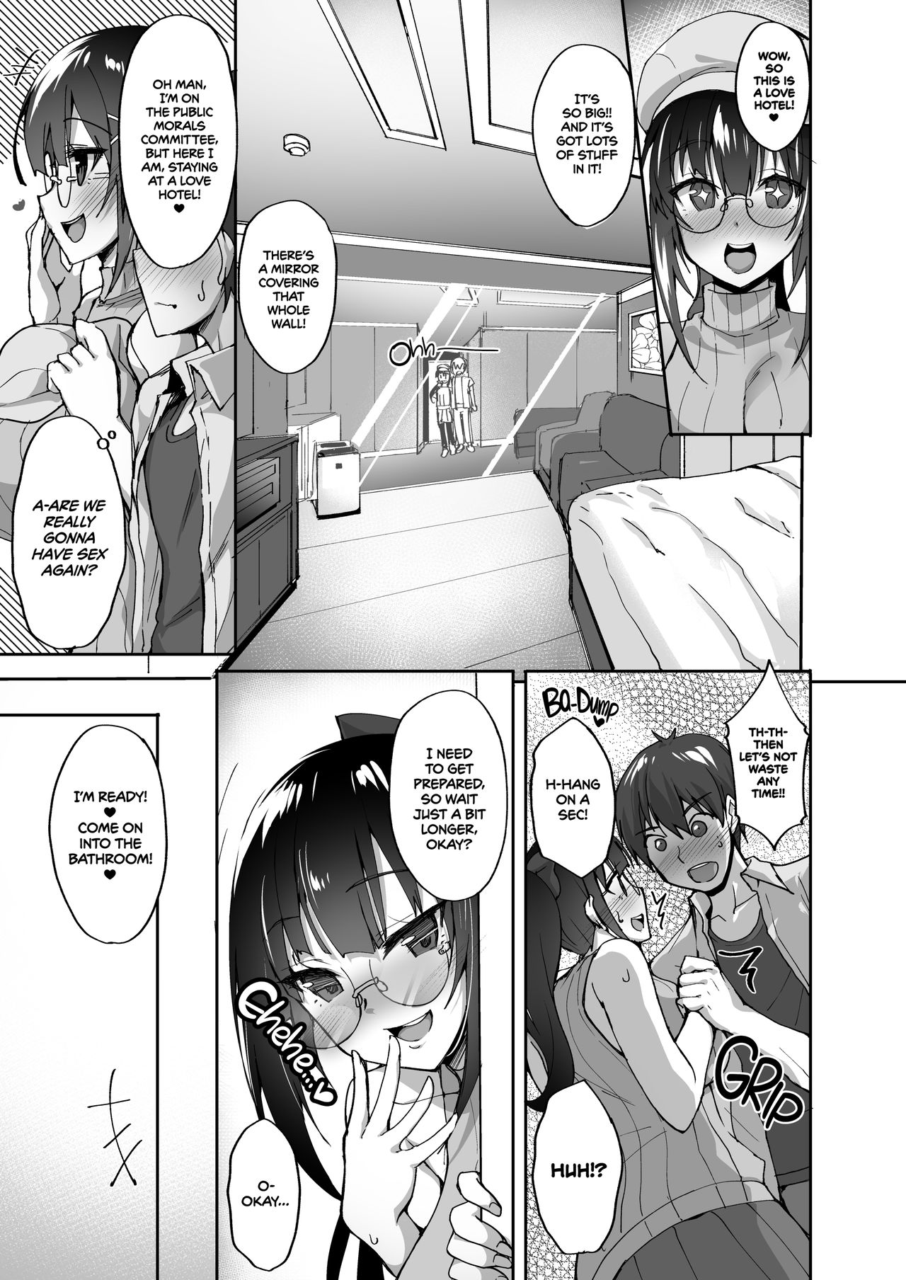Chishojo Fuuki Iin no Minna ni Ienai Inbi na Onegai 2 | The Perverted Virgin Public Morals Committee Member’s Secret Naughty Request 2 page 4 full