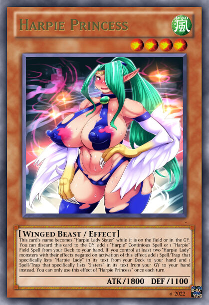 Yu-Gi-Oh custom set fragment - Harpie archetype page 5 full