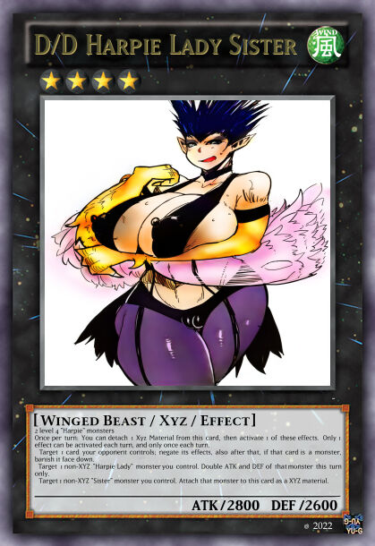 Yu-Gi-Oh custom set fragment - Harpie archetype page 9 full