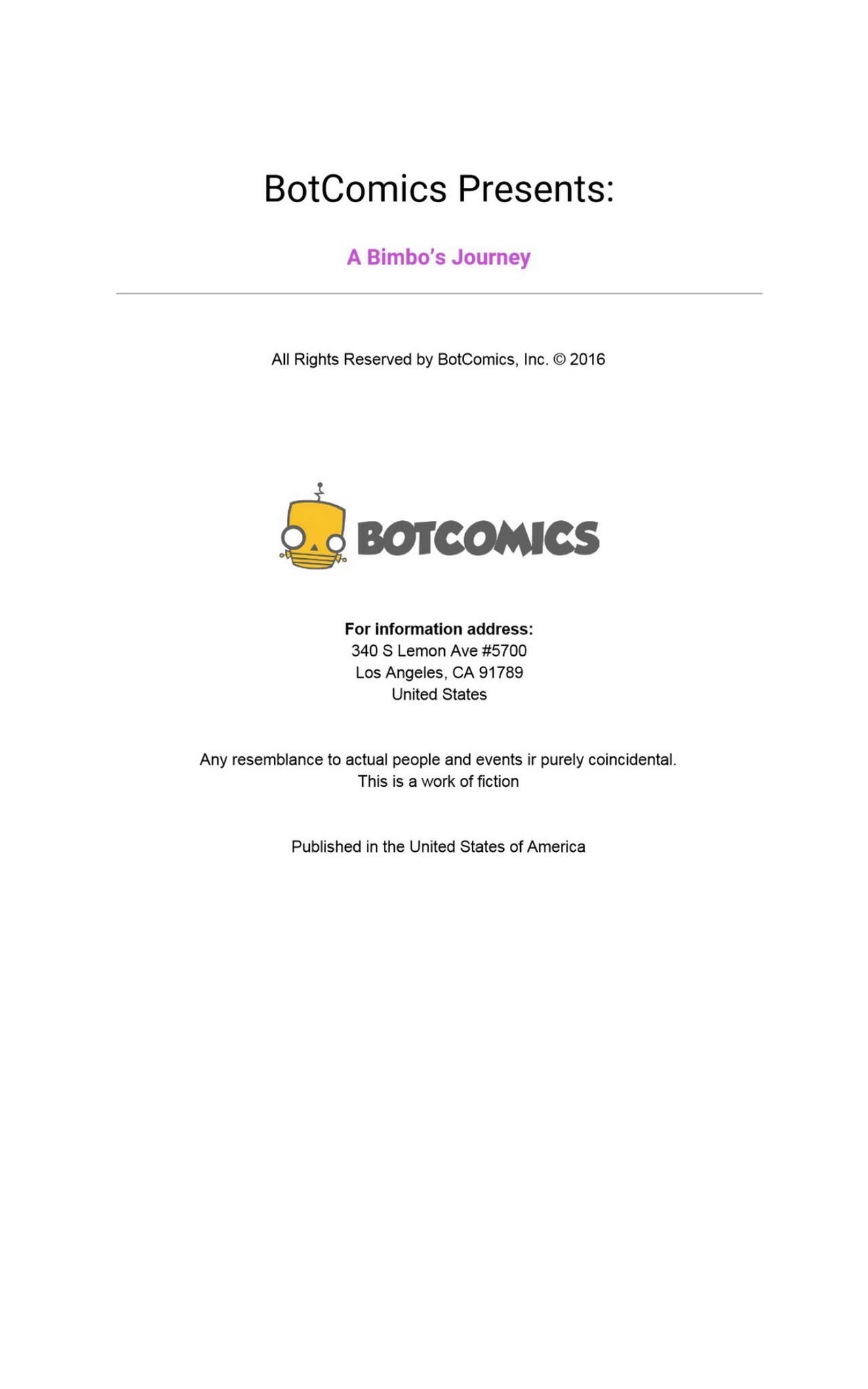 BotComics - A Bimbo's Journey page 2 full