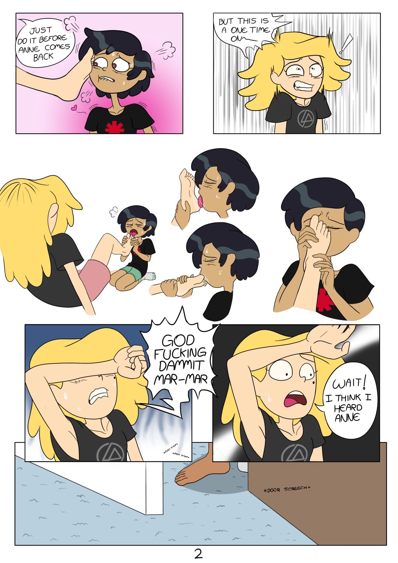 Amphibia /co/ Comic: Marcy Likes Feet + Bonus page 2 full