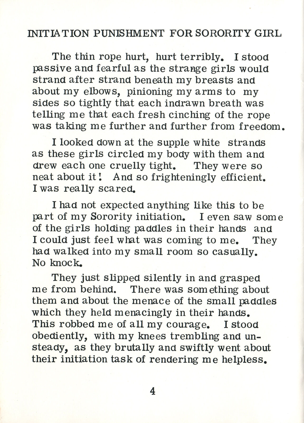 Initiation Punishment For Sorority Girl page 4 full