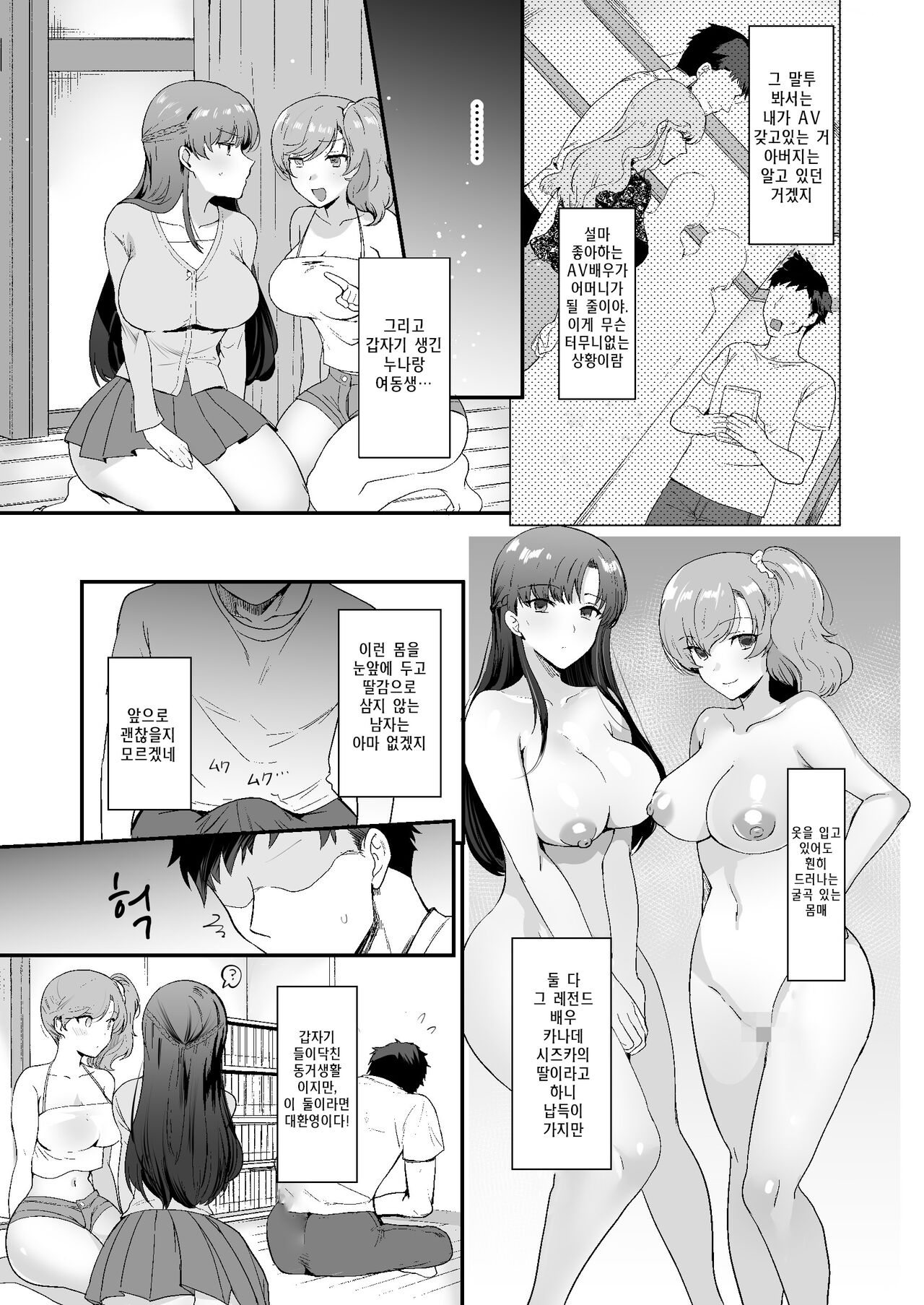 Erosugiru Doukyonin ~ Dosukebe Shimai to 1K Doukyo Seikatsu ~ | 너무 야한 동거인 ~음란 자매와 한집 동거생활~ page 8 full