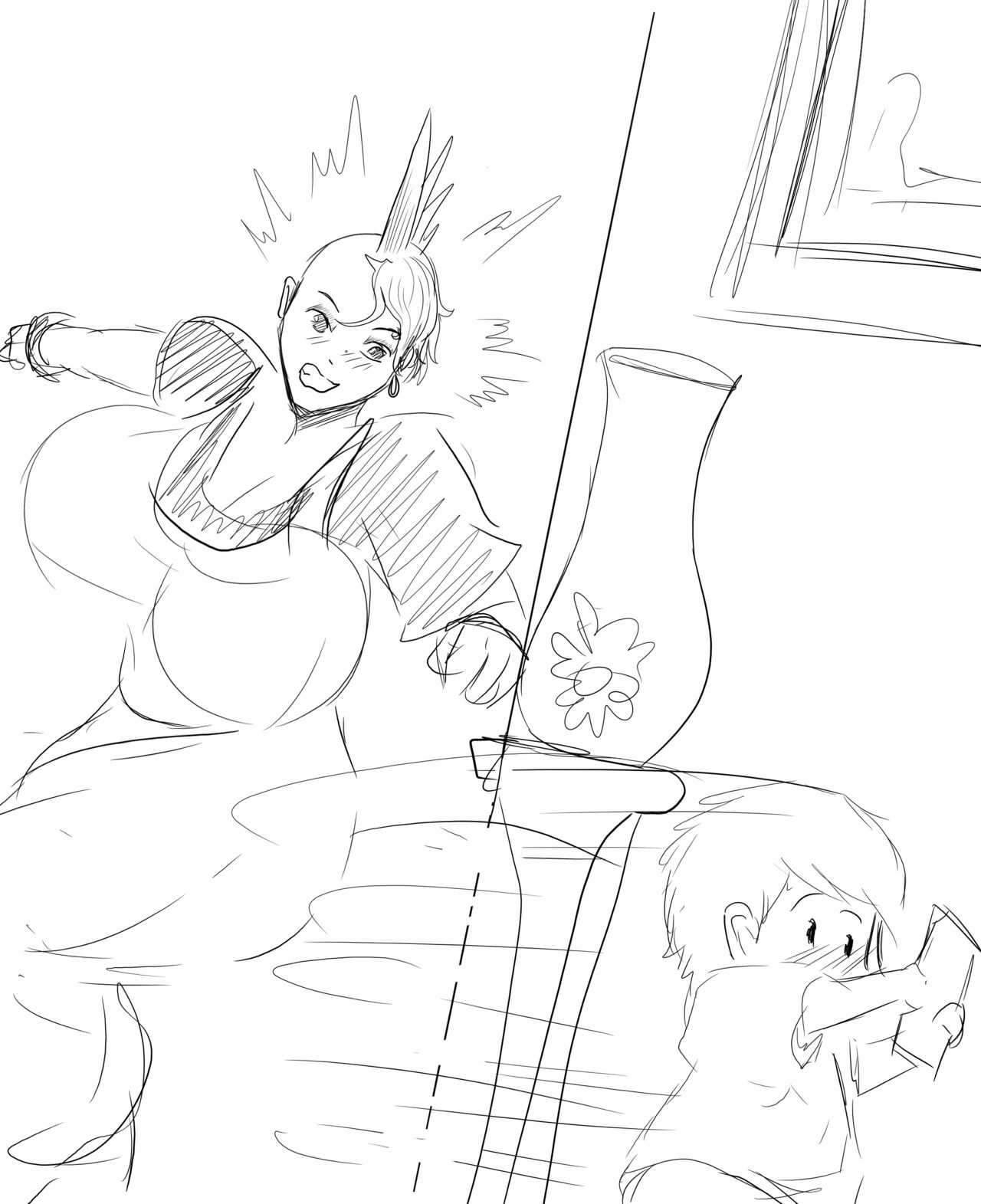 The Punk Babysitter and the Shota page 6 full