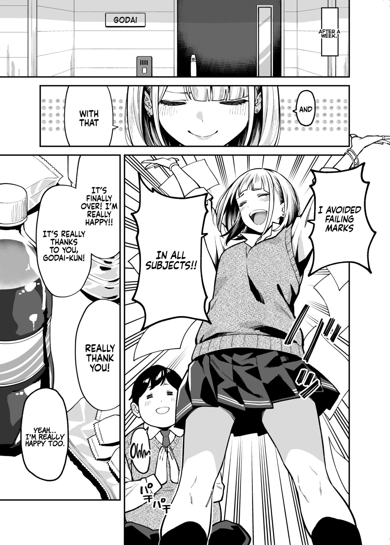 Gyaru wa Pocchari ni Koi wo suru │ Gyaru Falls in Love with a Chubby page 9 full