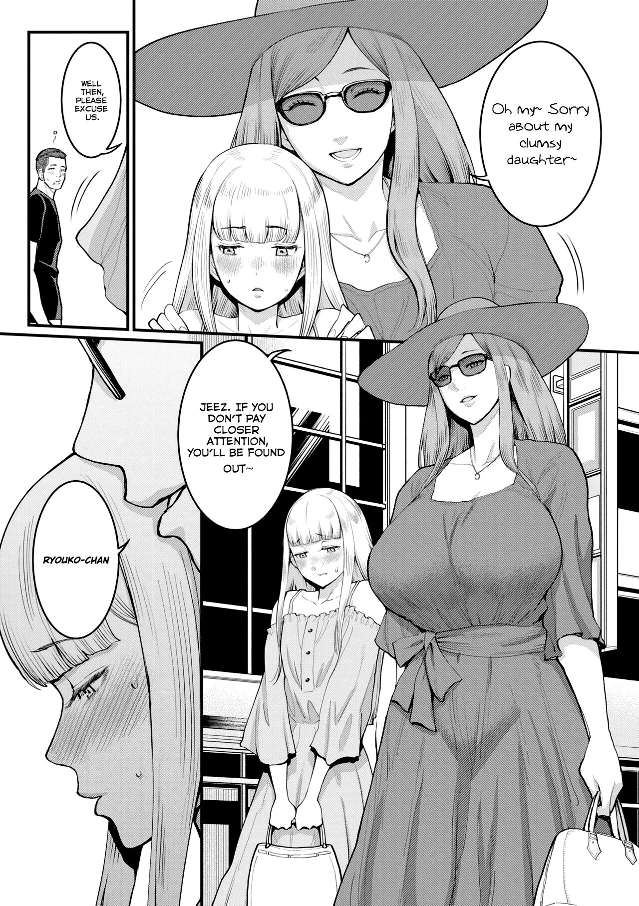 Boku to Mama no Josou Koukai Pakohame Nama Sex page 3 full