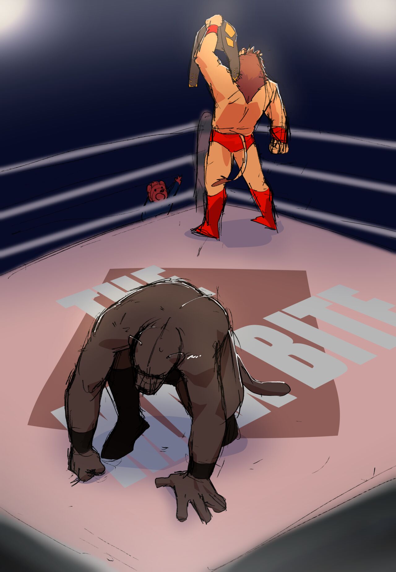 Bear Hug Battle  - BlackSun's Story page 3 full