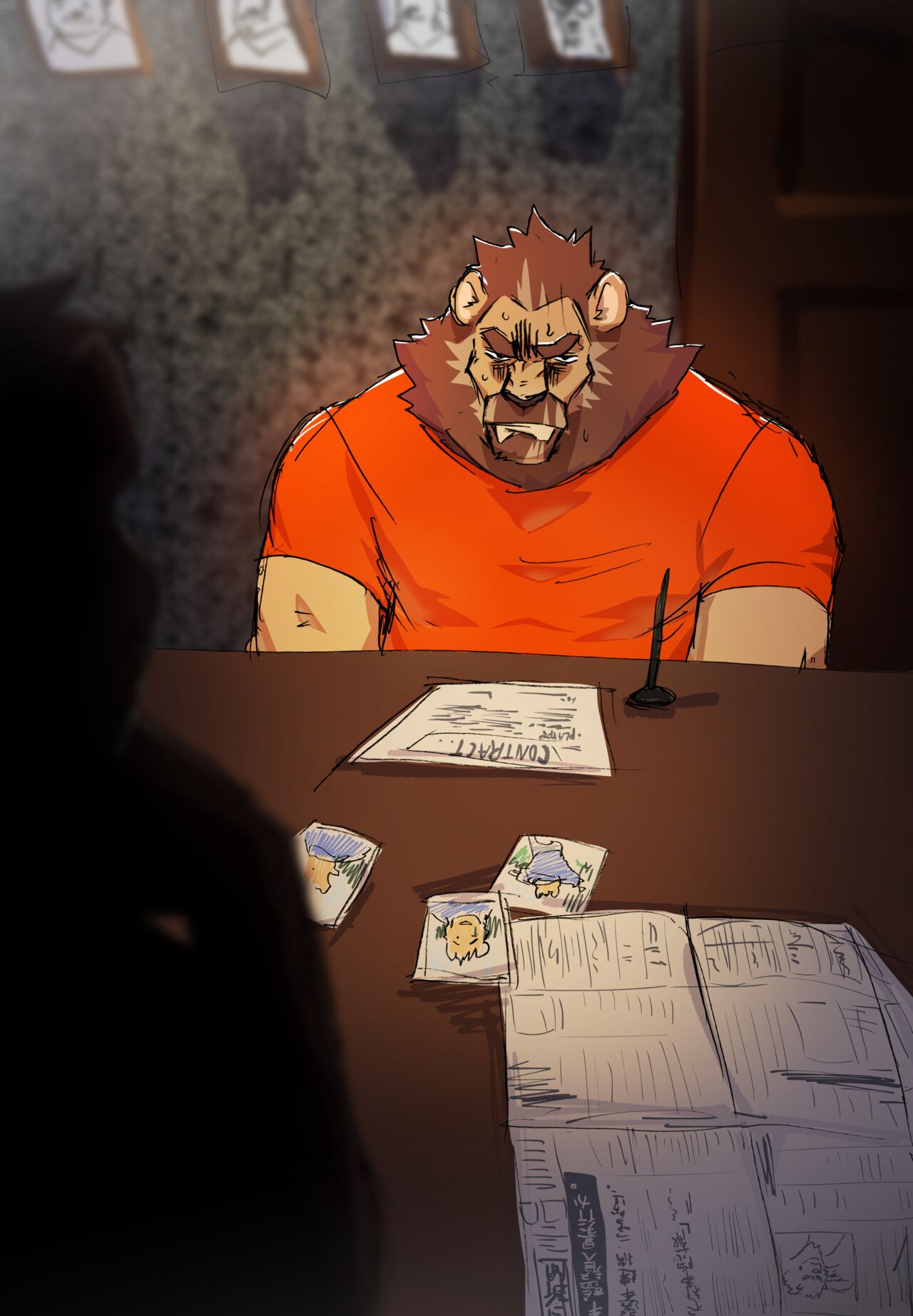 Bear Hug Battle  - BlackSun's Story page 5 full