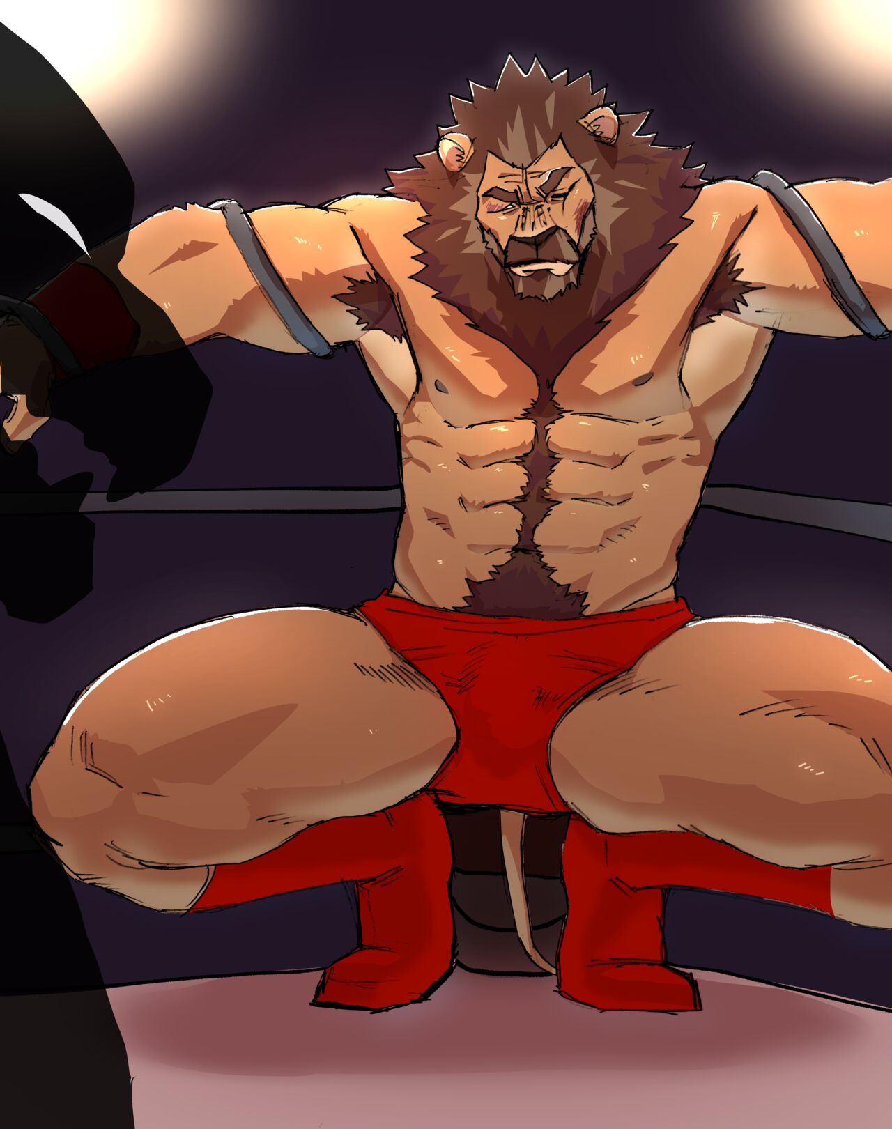 Bear Hug Battle  - BlackSun's Story page 7 full