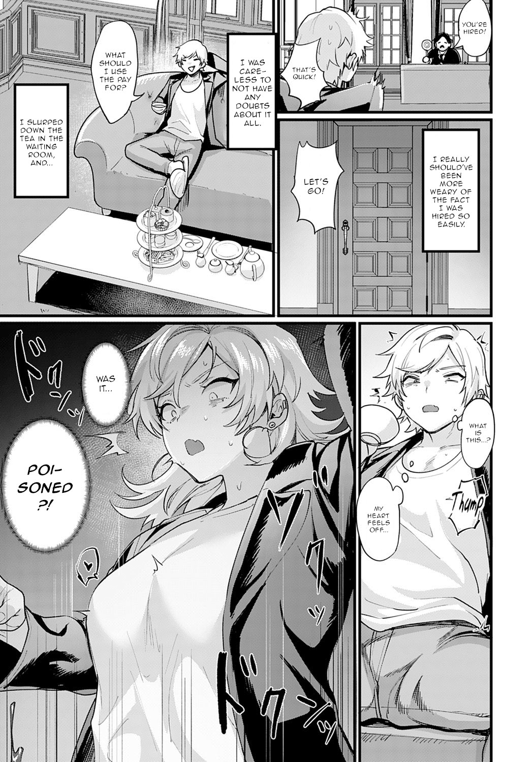 Okane Daisuki! Nyotaika Baito page 3 full