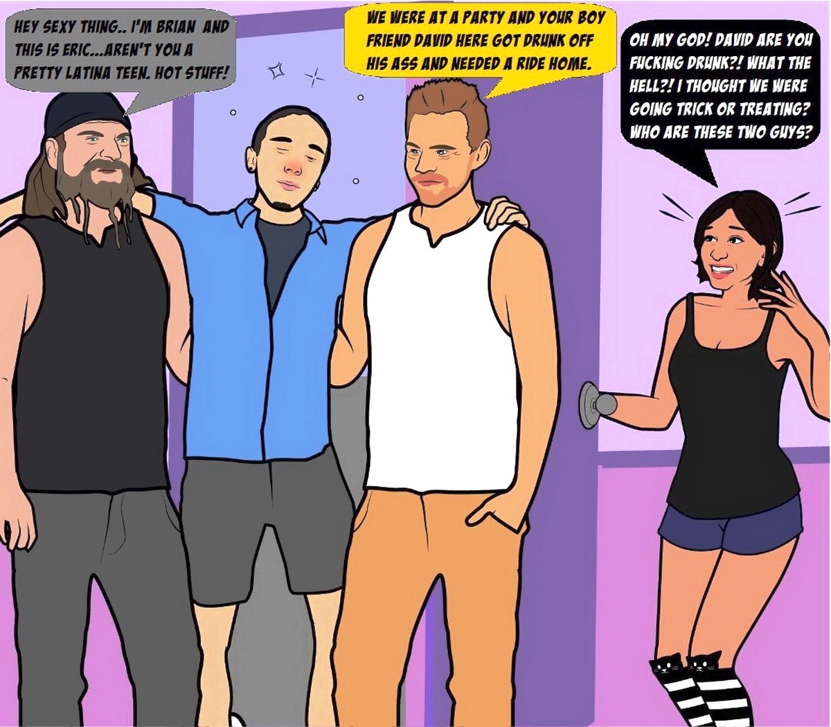 Kida's cheating on Halloween night page 3 full