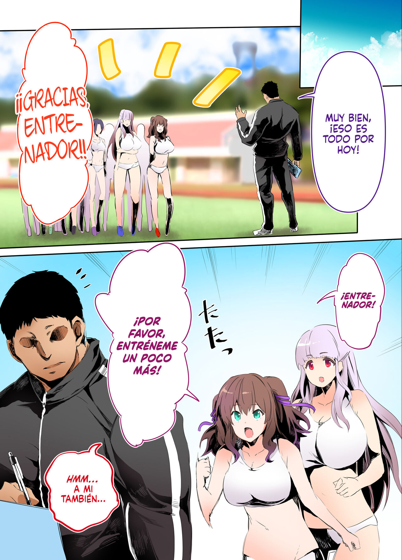 Rikujoubu Buchou to Fukubuchou wa Ore no Nama Onaho!!! | La Capitana y la Vice-Capitana del Club de Atletismo son mis Onaholes!!! "Edición Capitana Himari" page 7 full