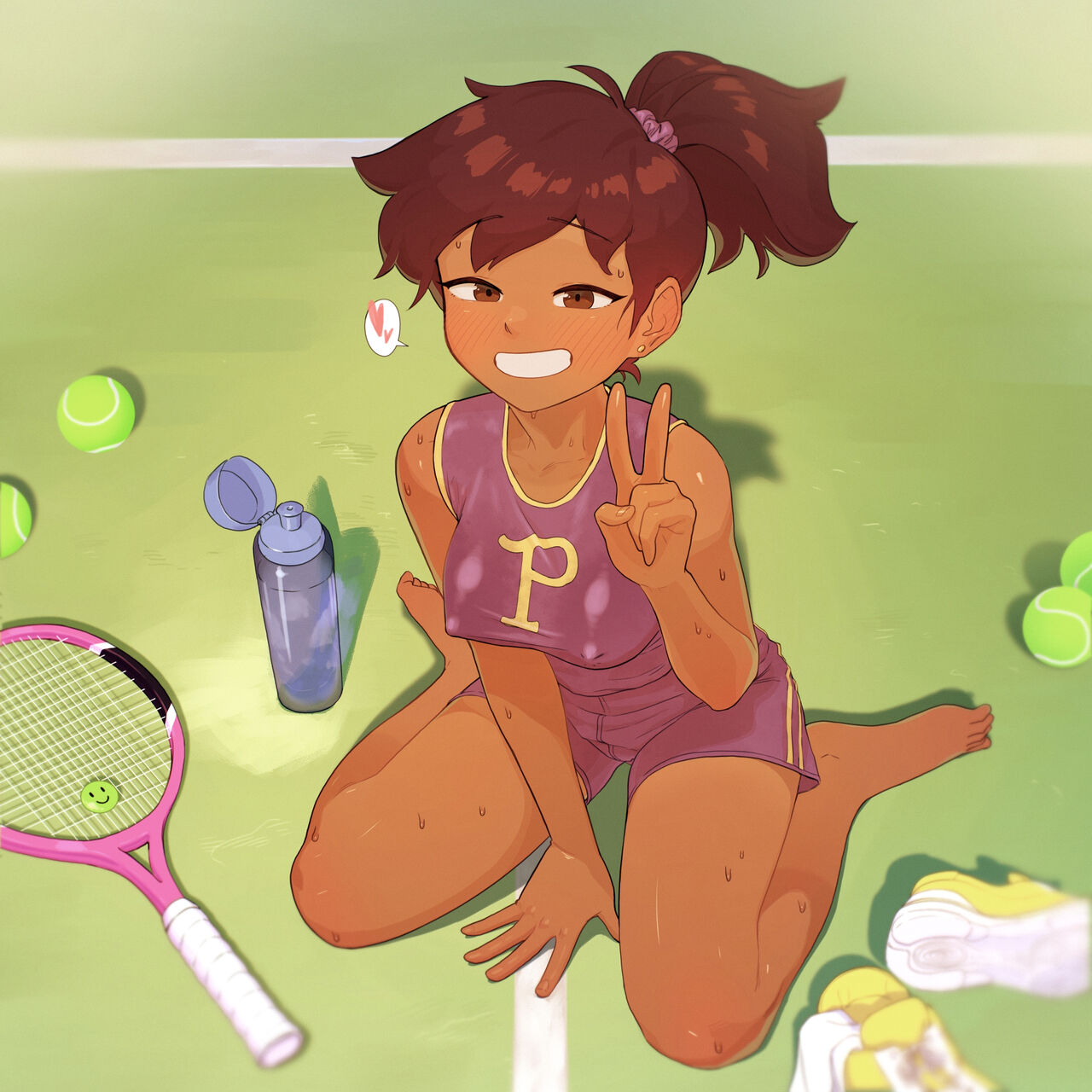 Athlete Girl page 1 full