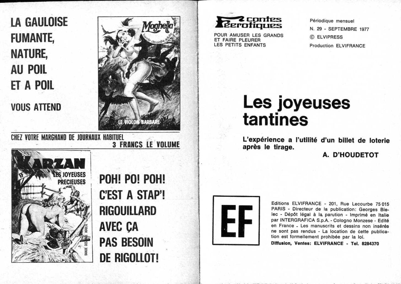 Elvifrance - Contes féérotiques 29 - Les joyeuses tantines page 2 full
