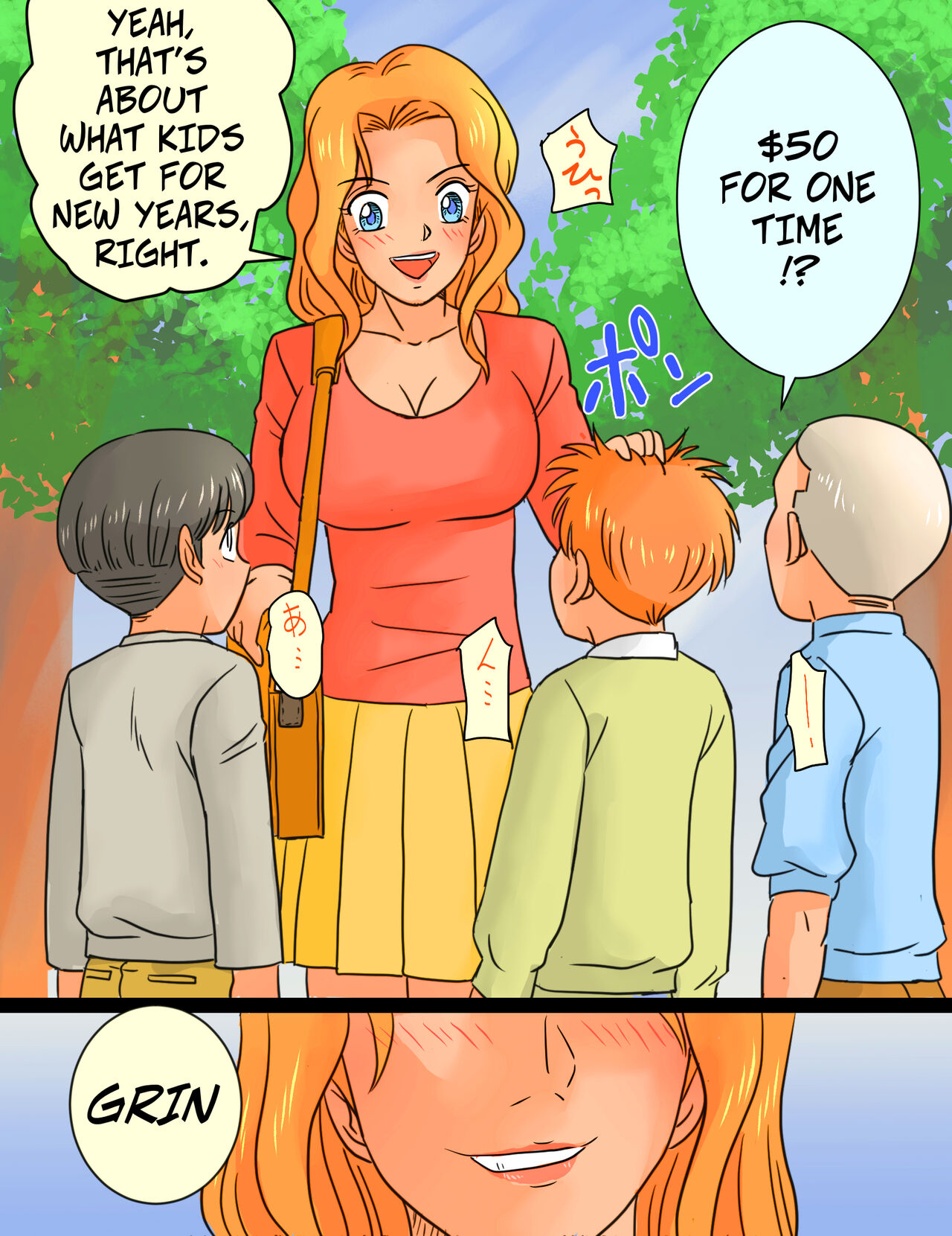Business Woman VS Boys page 8 full