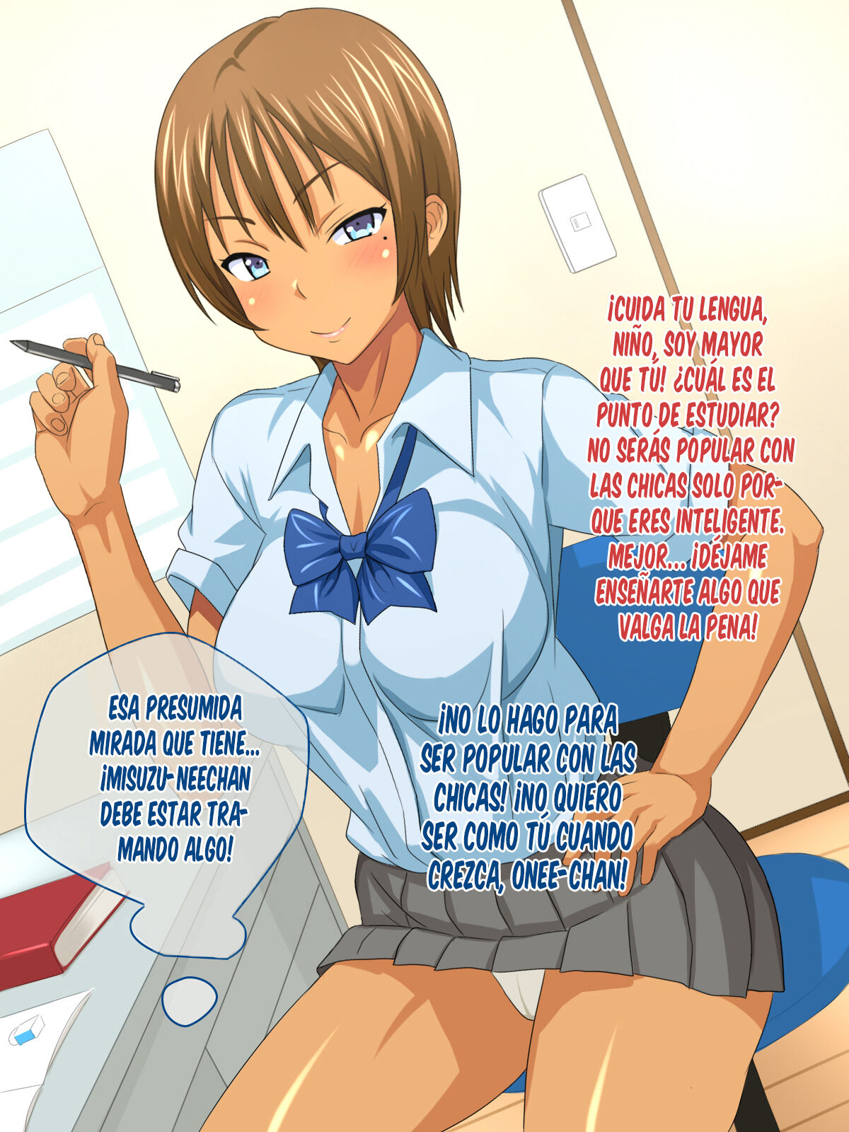 Oneshota Kurogal Bitch ni Makasenasai | ¡Oneshota! Dejalo en las manos de la Gyaru de piel morena page 3 full