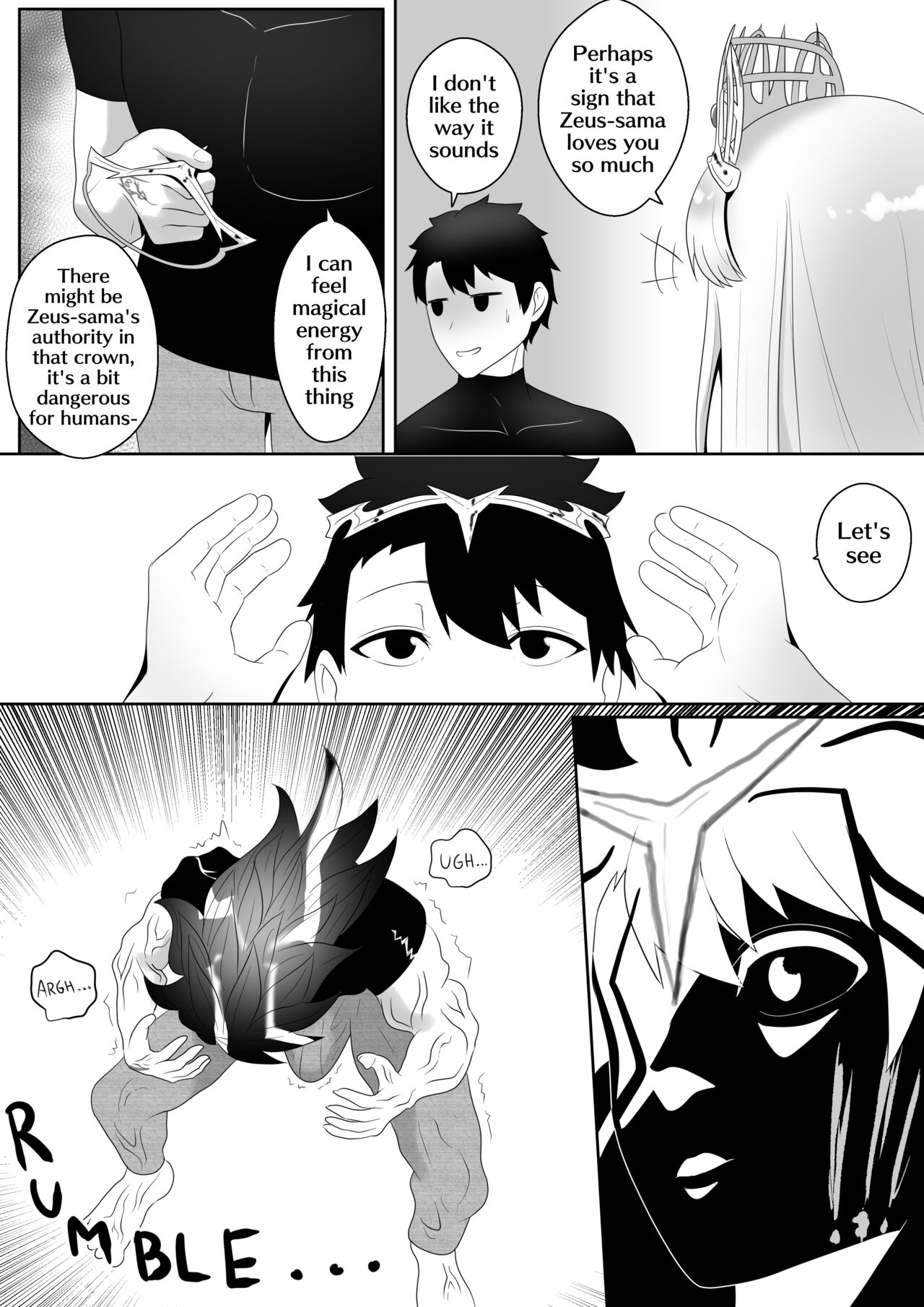 Ore wa Zeus ni Natta, Soshite Kamigami o Okasu Hi o Sengen shimashita - I Become Zeus, So I Declared the Day to Fuck Down Gods page 3 full