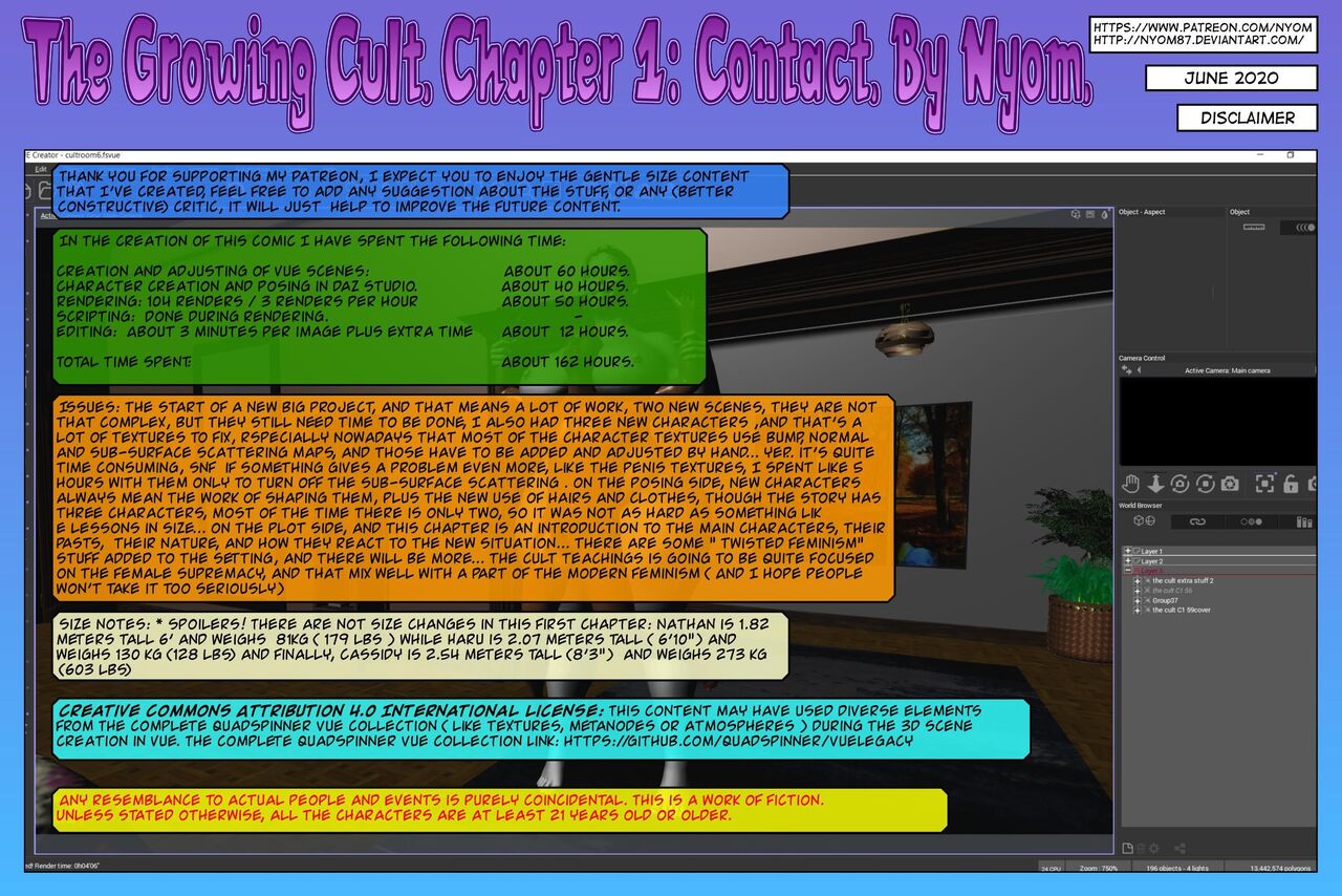 NYOM - THE GROWING CULT 1 page 2 full
