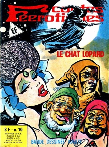 Contes féérotiques 10 - Le chat lopard cover