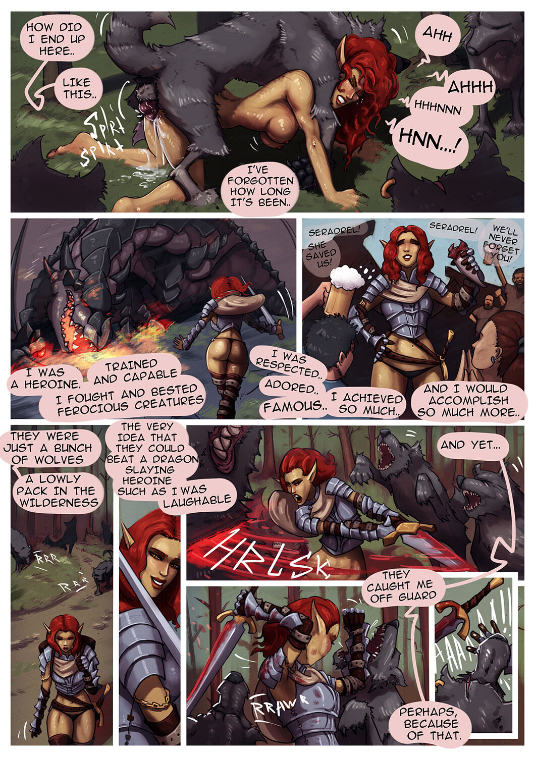 Seradrel: Raised by Wolves Chapter 1 page 1 full
