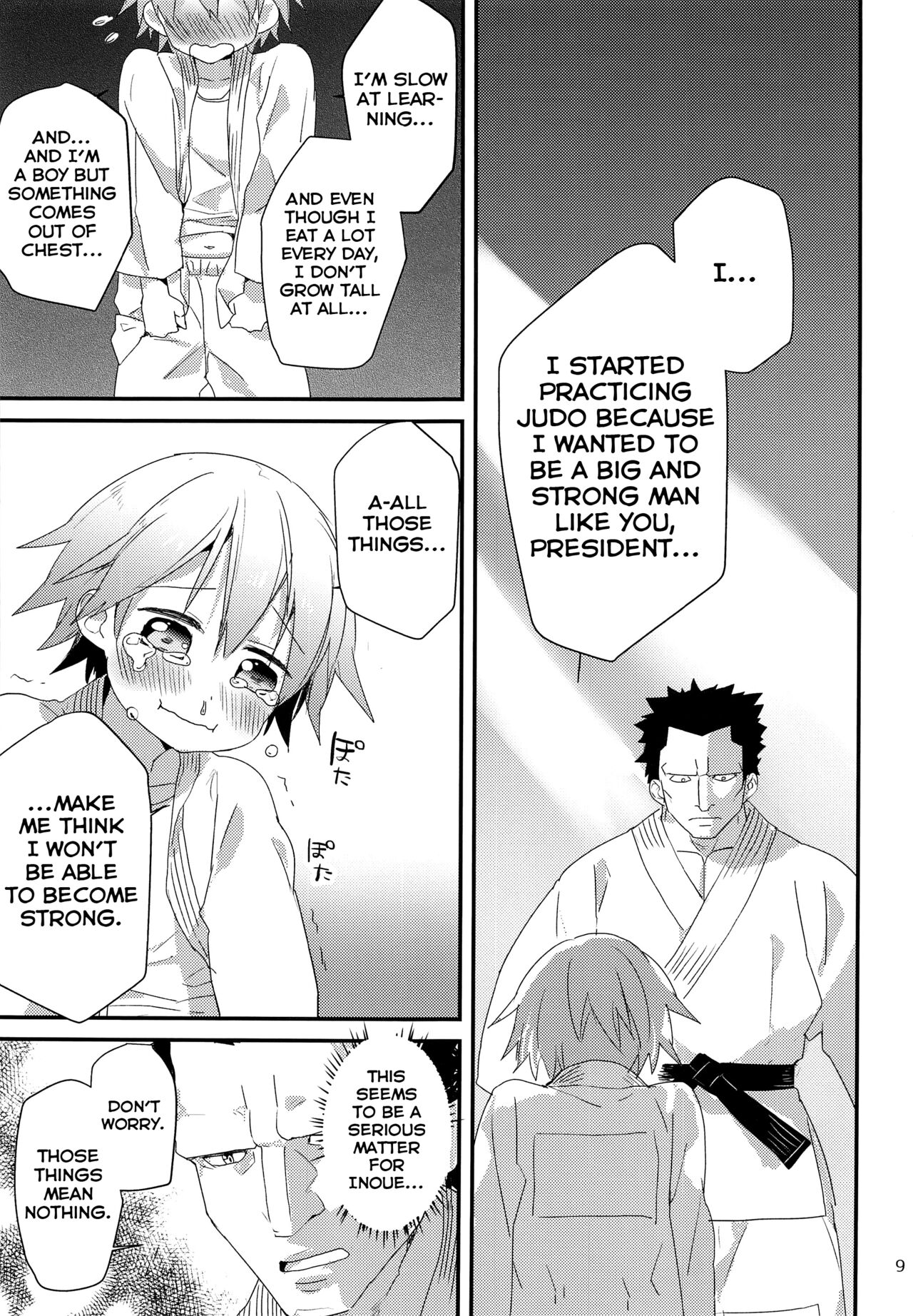 Otoko nanoni Oppai ga Dete mo! page 9 full