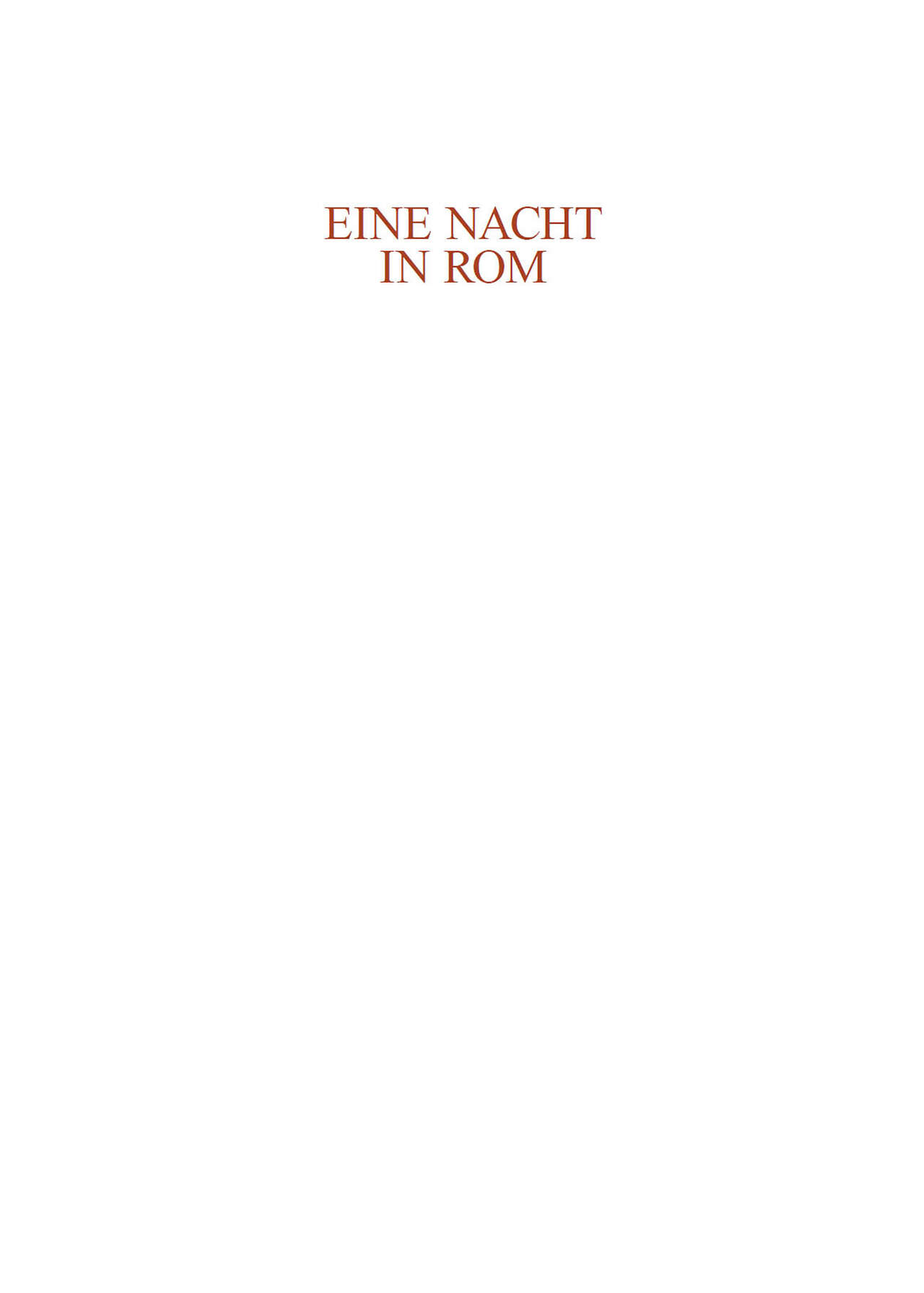 Une nuit à Rome | Eine Nacht in Rom – Band 1 page 2 full