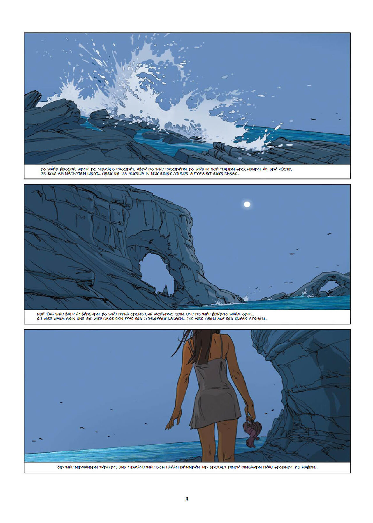 Une nuit à Rome | Eine Nacht in Rom – Band 1 page 8 full