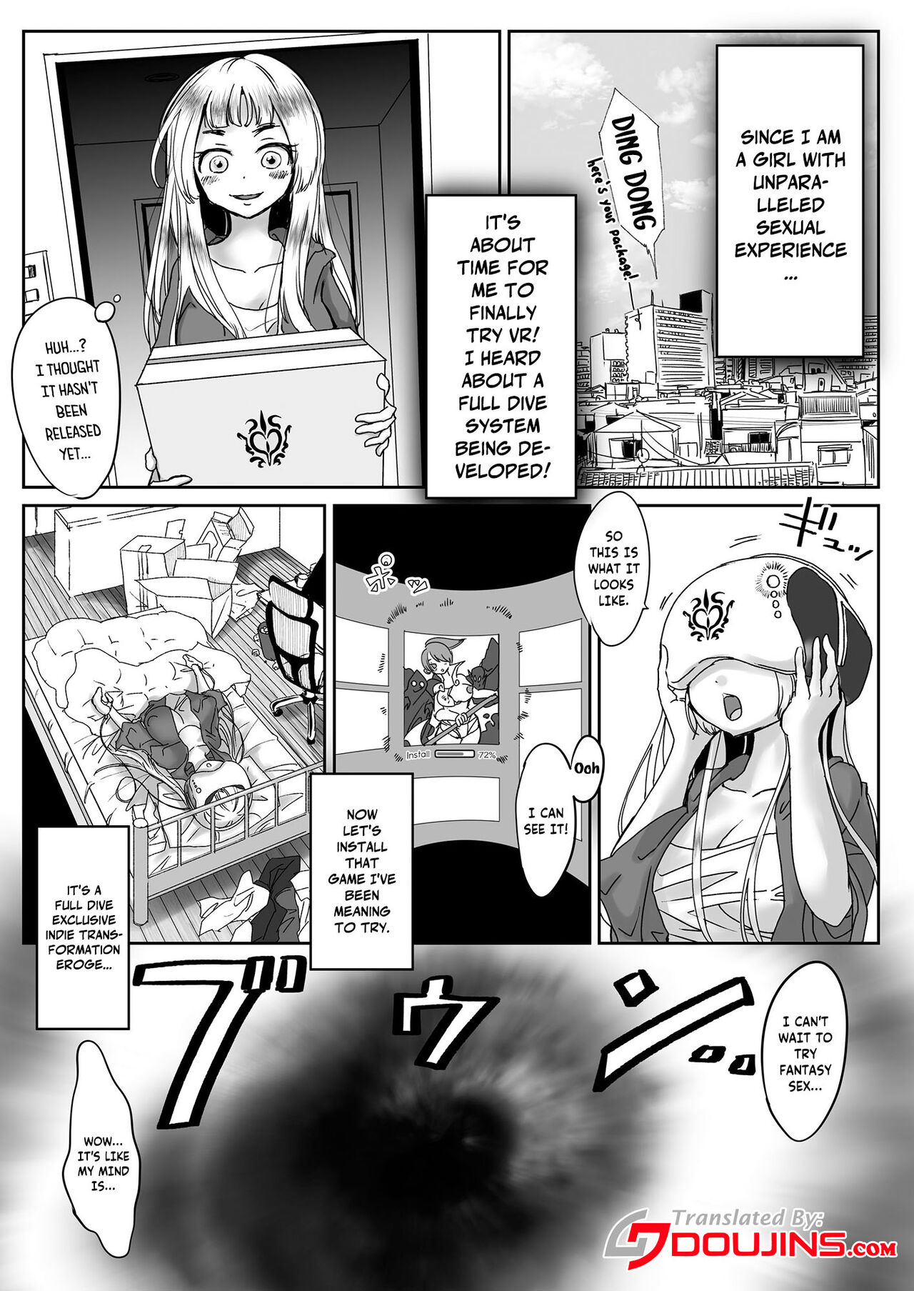 Miowaru made Derarenai Joutai Henka Doujin Eroge no Kaisou Heya | That Room of Reminiscence In Eroge Where You Can't Get Out Until You See Everything To The End page 2 full