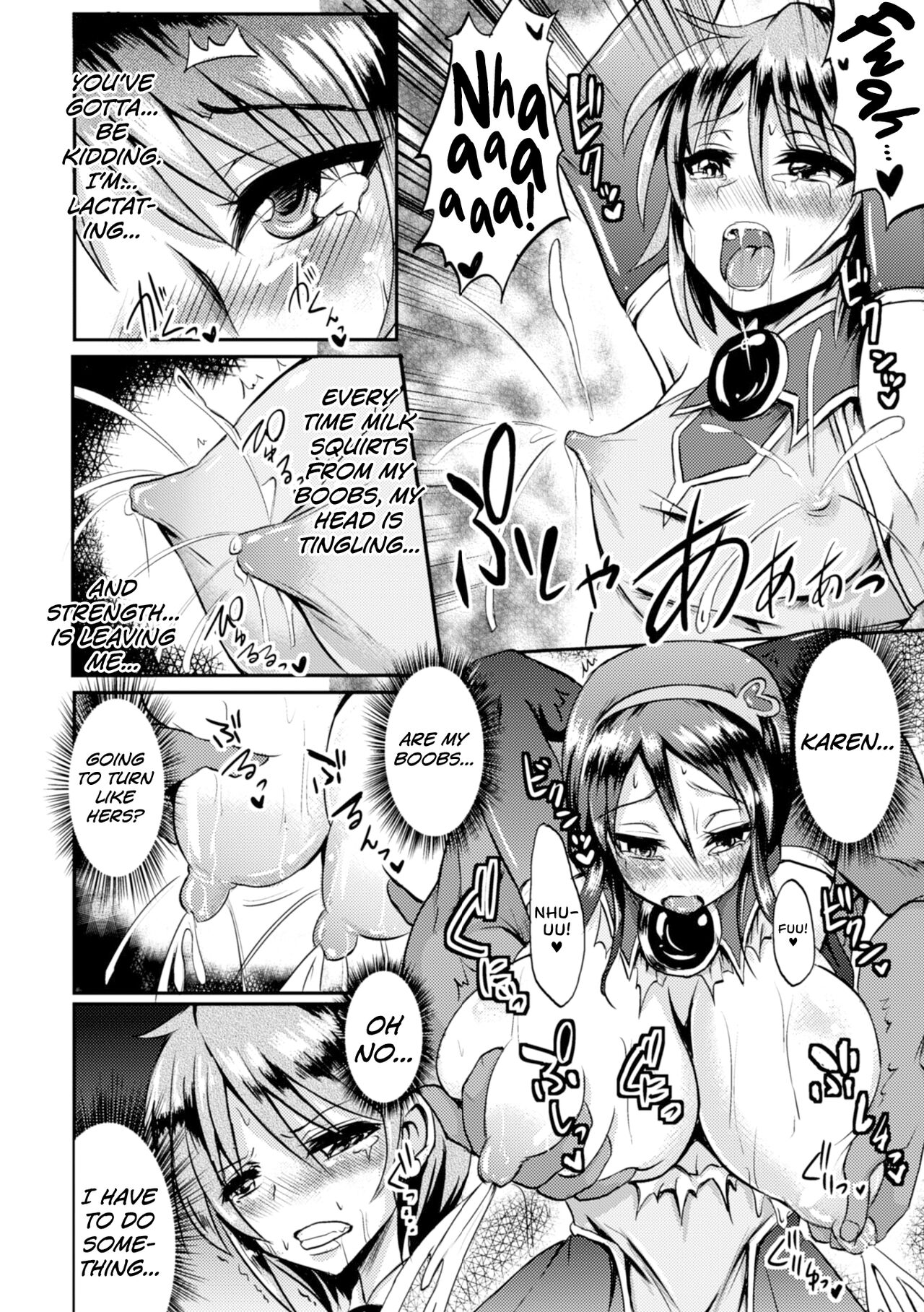 Mahou Senshi Fairy Amuse ~Ningen Sakunyuu Bokujou~ | Magical Fighters Fiery Arms ~Human Milking Farm~ page 8 full