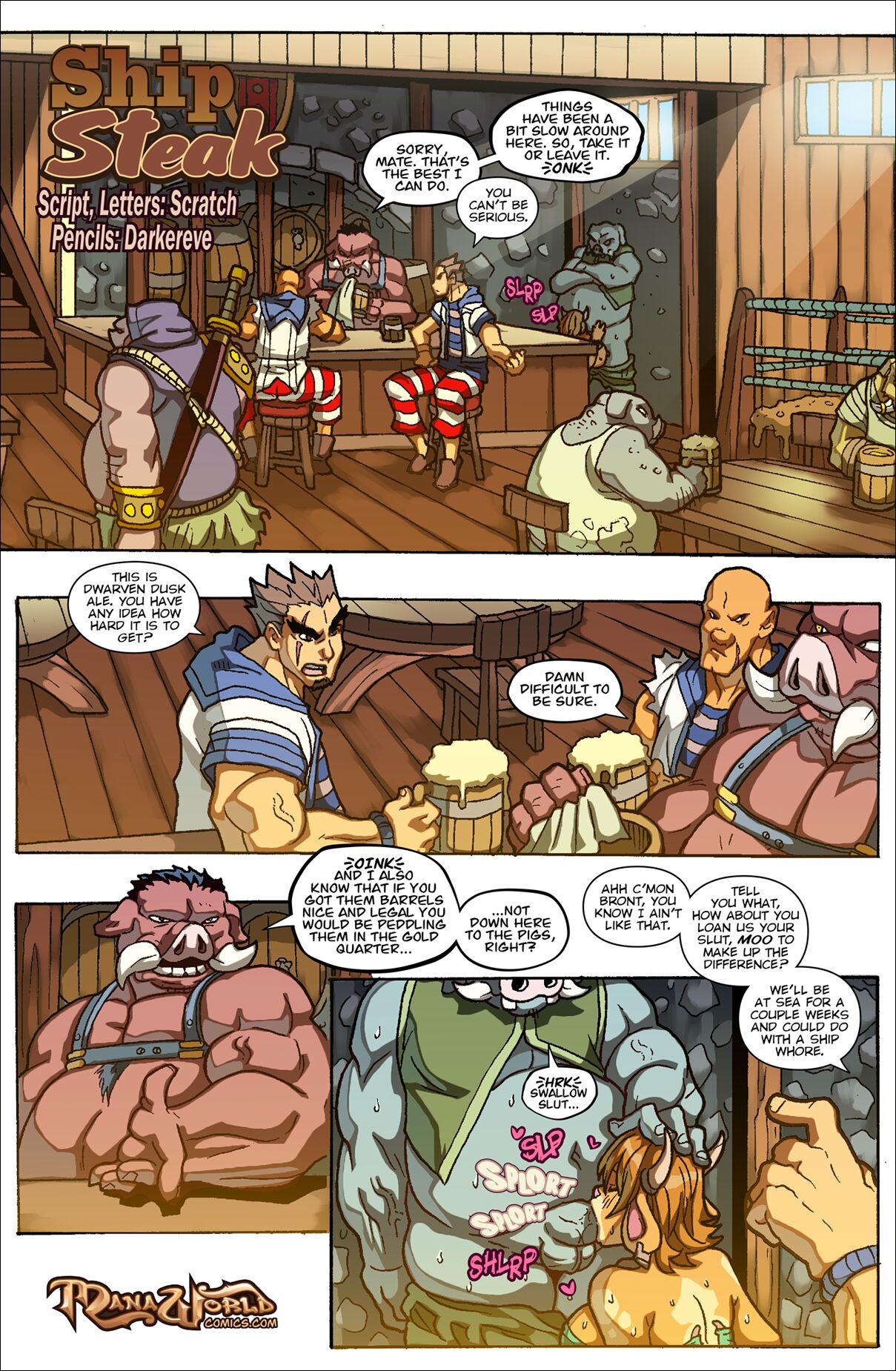 ManaWorld Ship Steak page 1 full