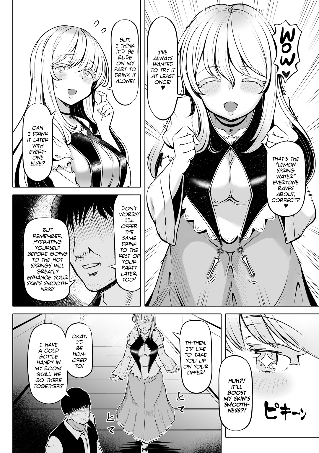 Madoromi no Seijo ~Iyashi no Seiketsu~ | Sleeping Saintess's Relief Hole! page 9 full